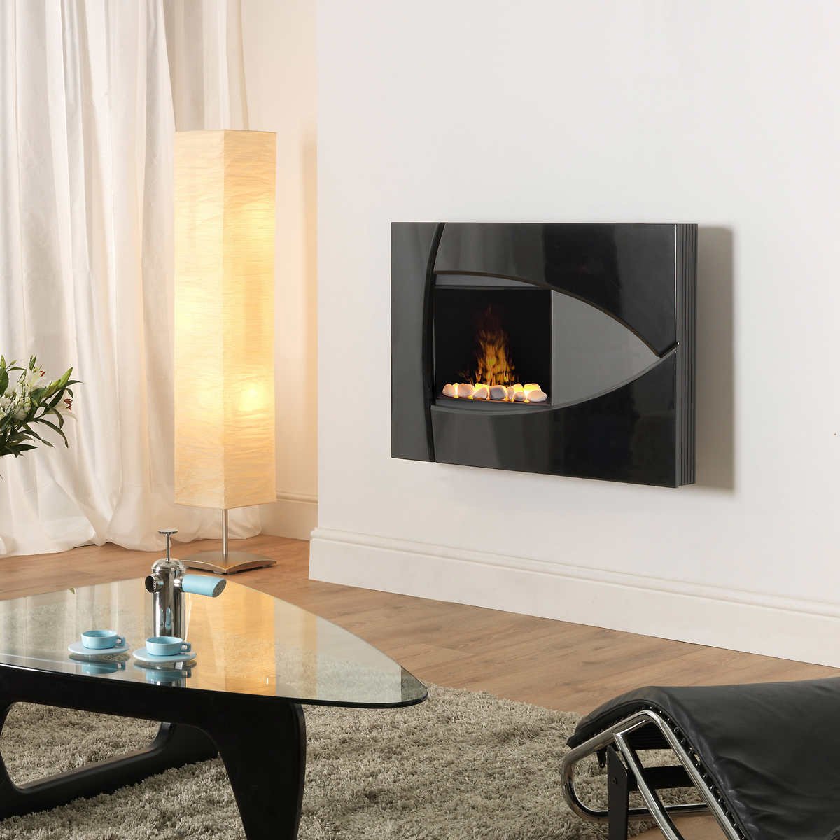 Clinton Opti-Myst Wallmount Electric Fireplace
