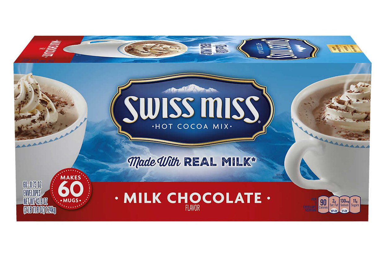 Swiss Miss Hot Cocoa Mix Packets, 60-Count
