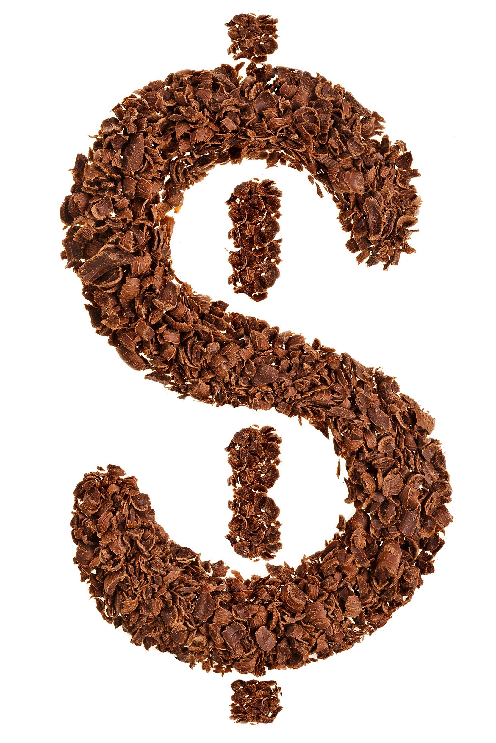 chocolate dollar sign