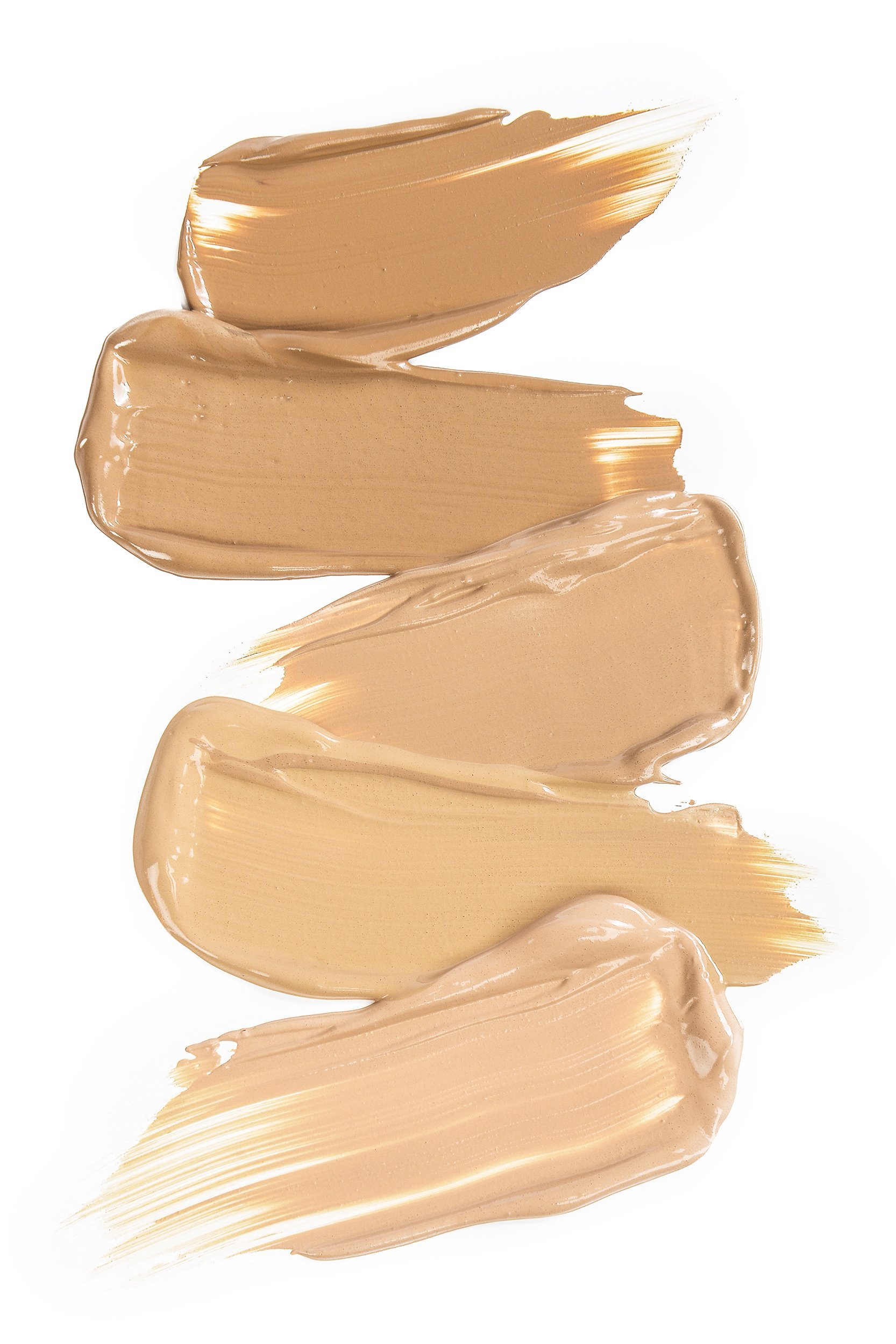 foundation smudges range of colors