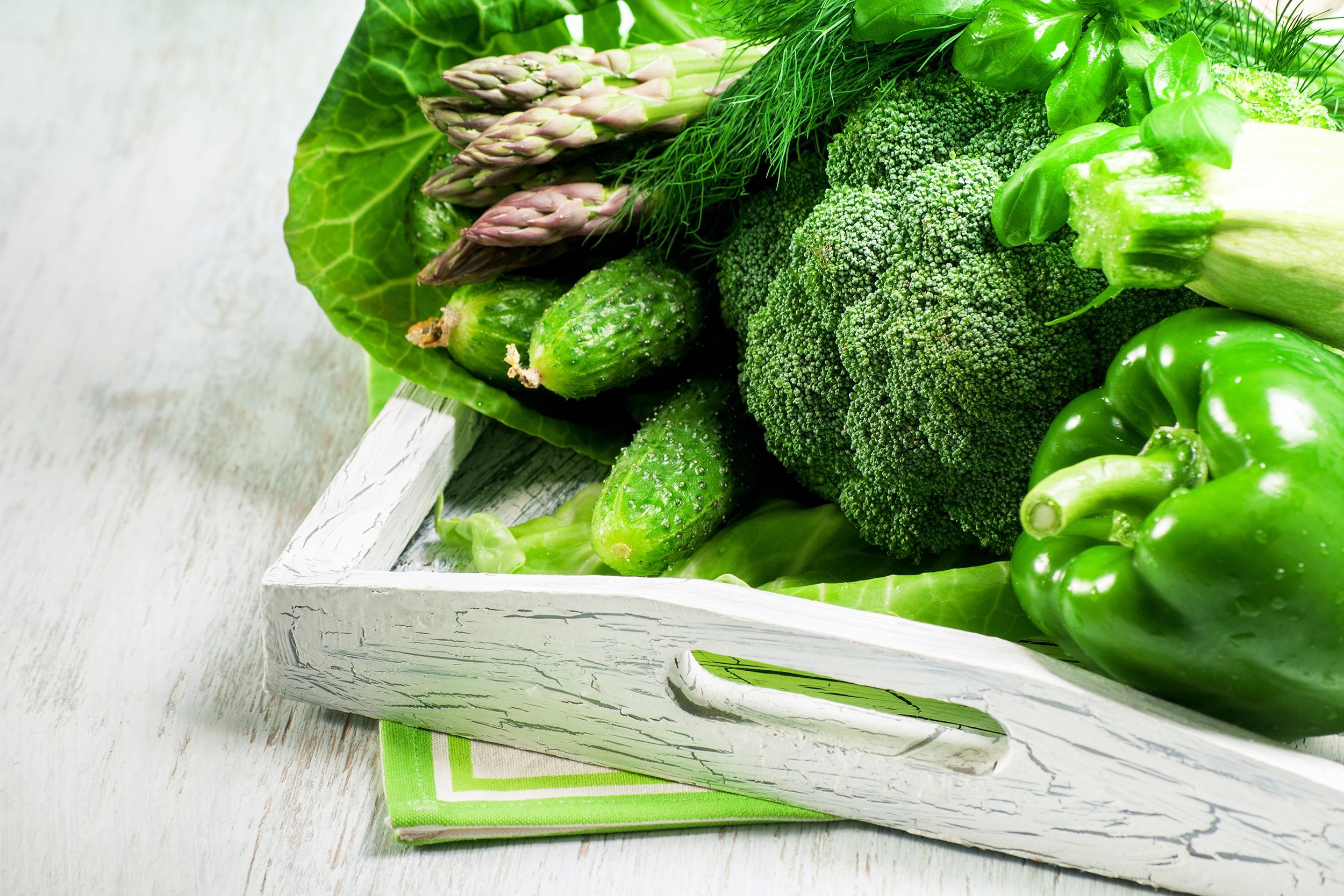 green vegetables