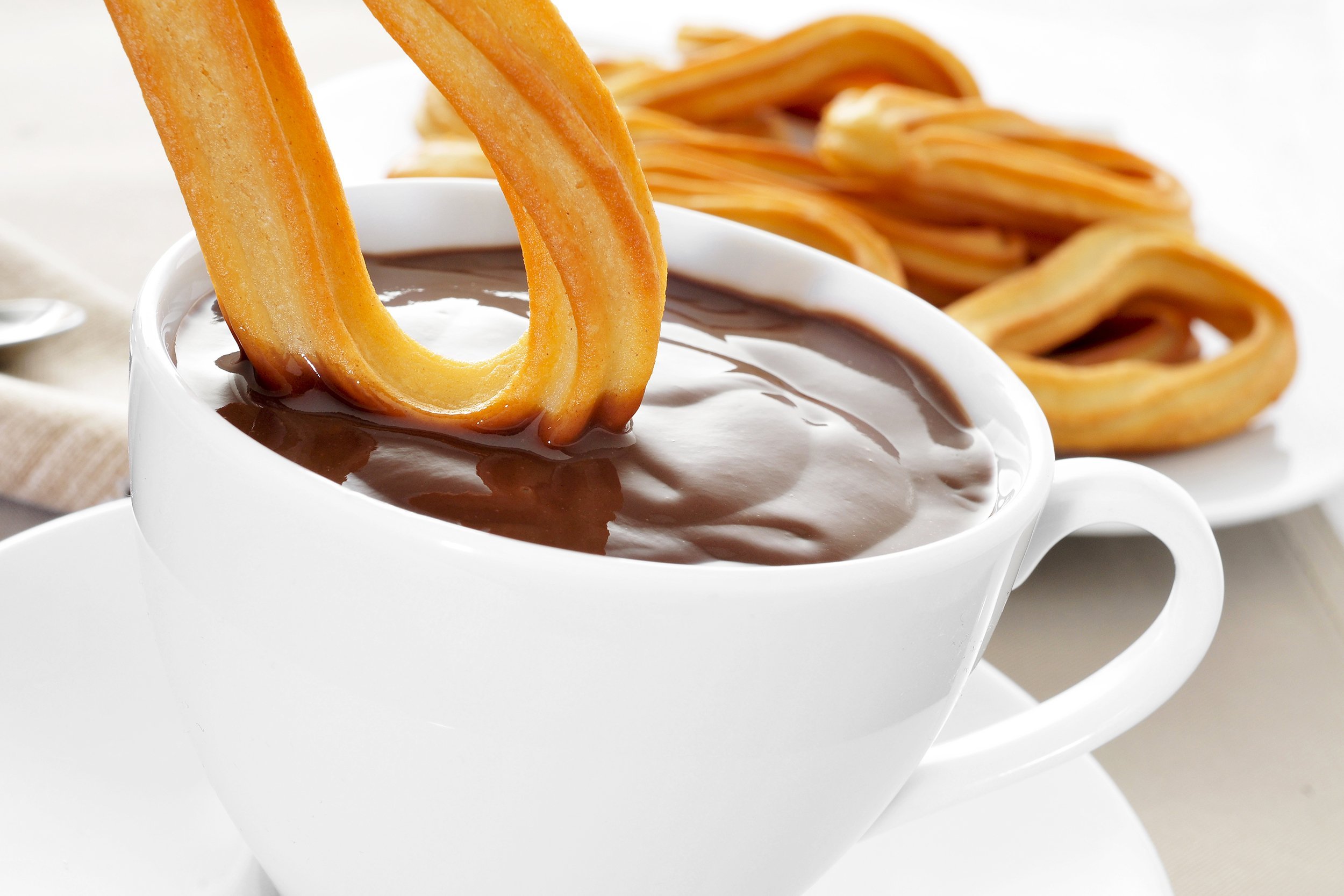 churros con chocolate