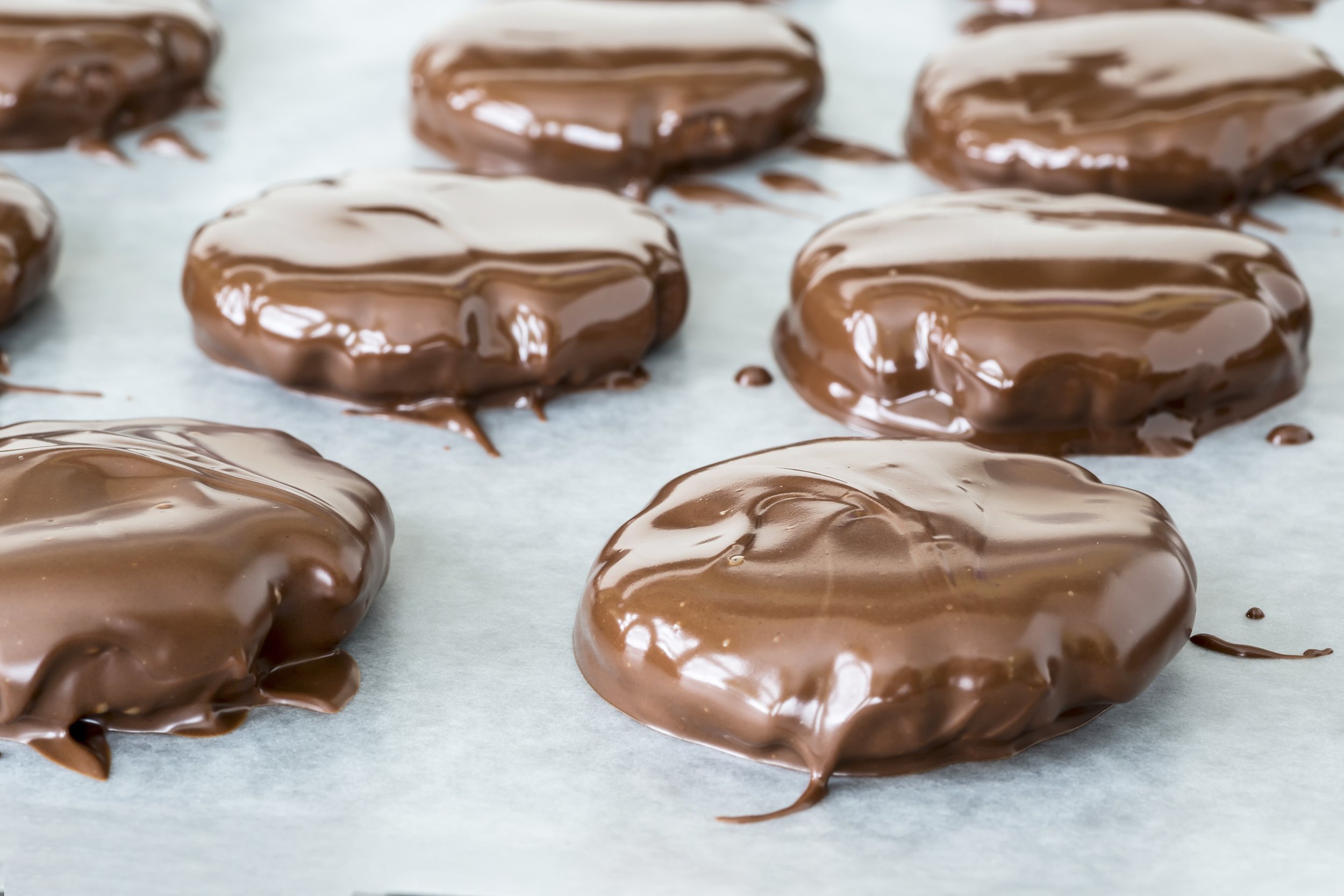 homemade chocolate peppermint patties