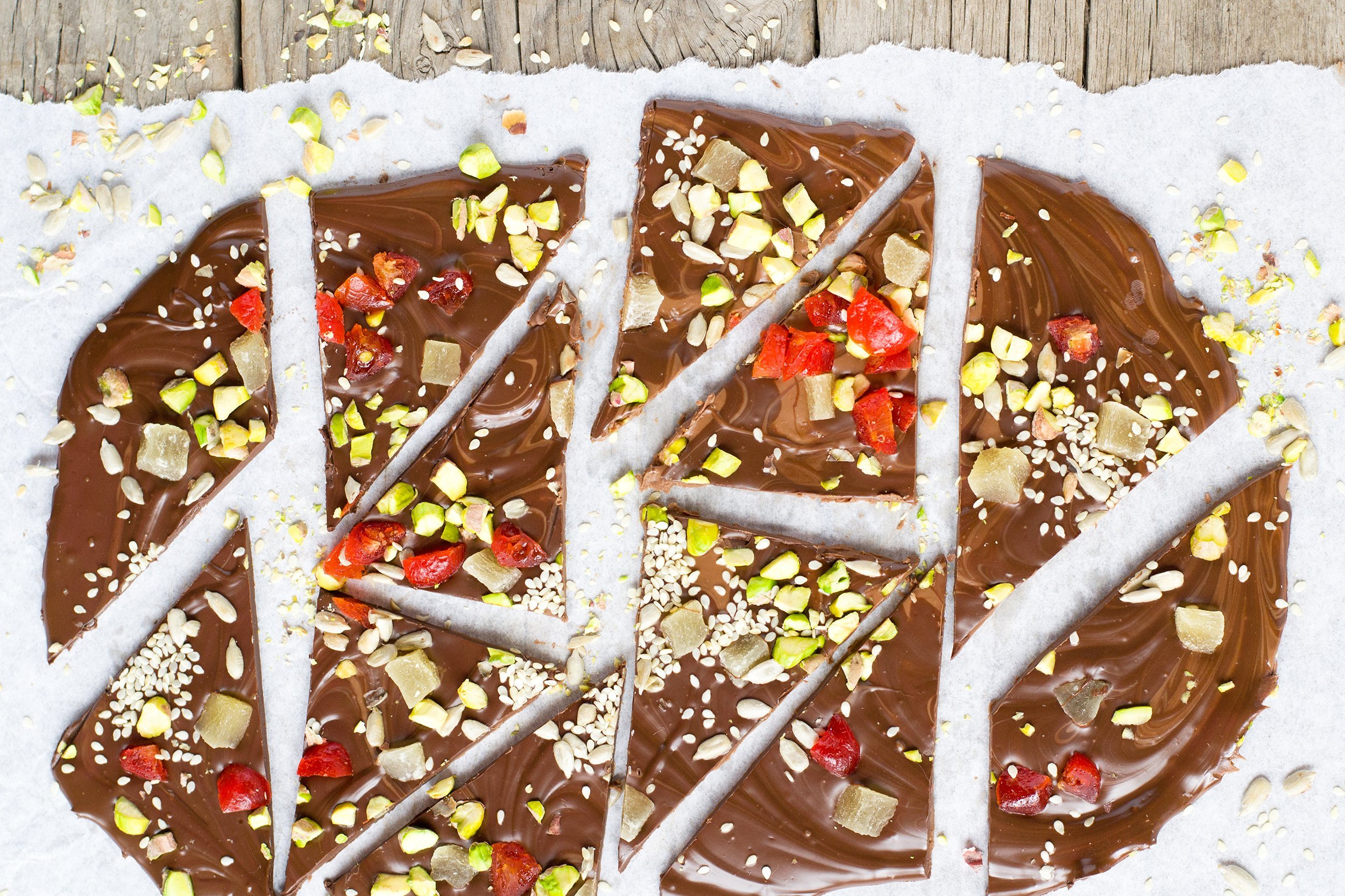homemade chocolate bark
