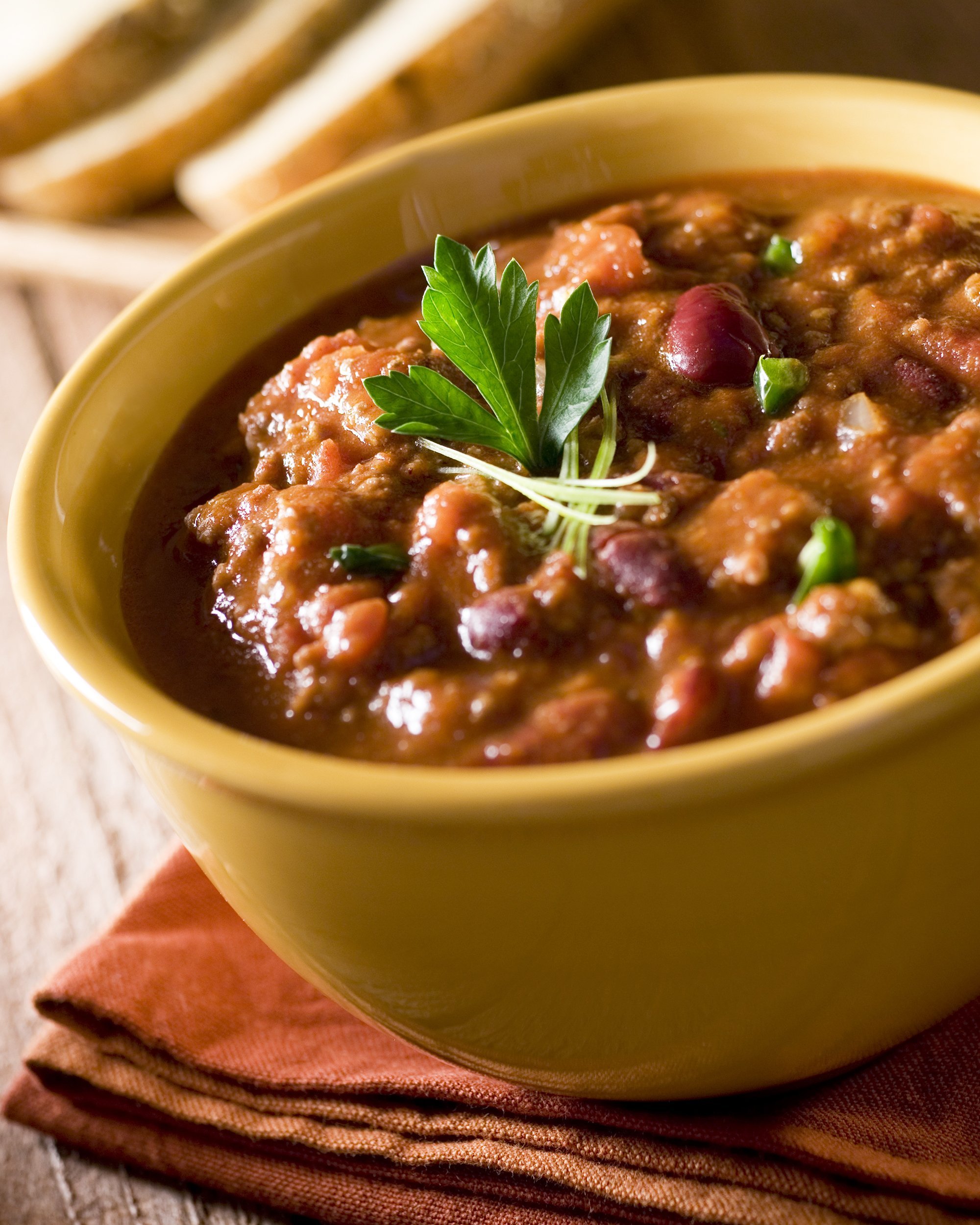 bowl of chili con carne