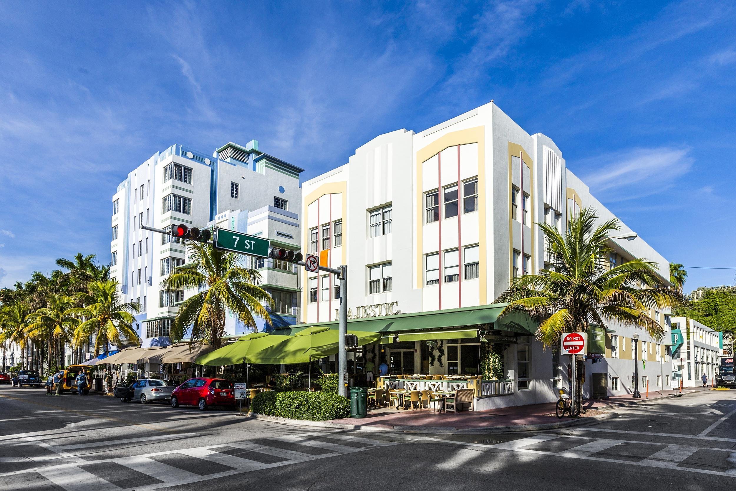 the Historic Art Deco District in Miami