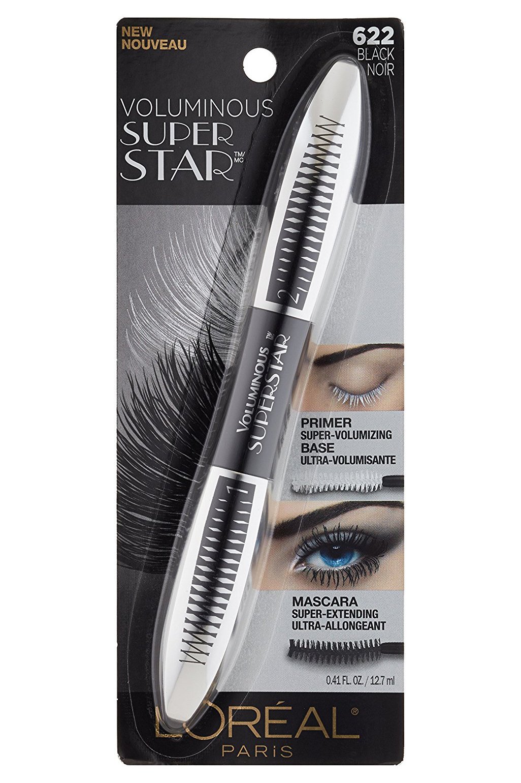 L'Oreal Paris Voluminous Superstar Mascara in Black
