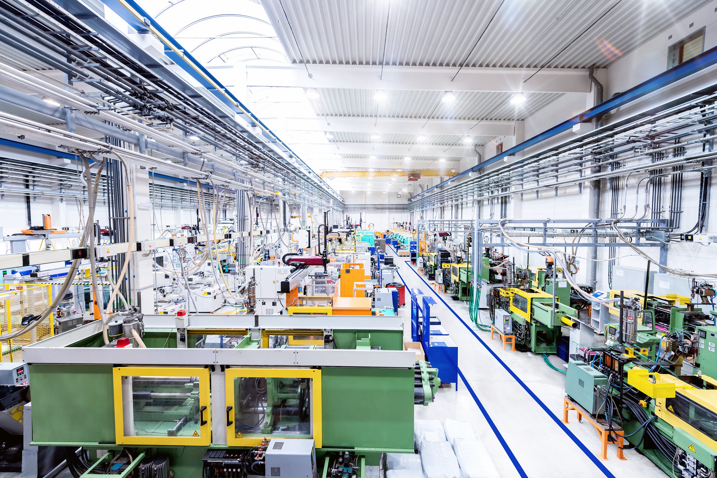 Inside of a factory
