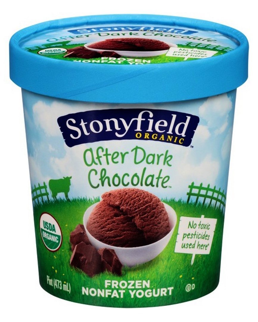 Stonyfield Organic After Dark Chocolate Nonfat Frozen Yogurt
