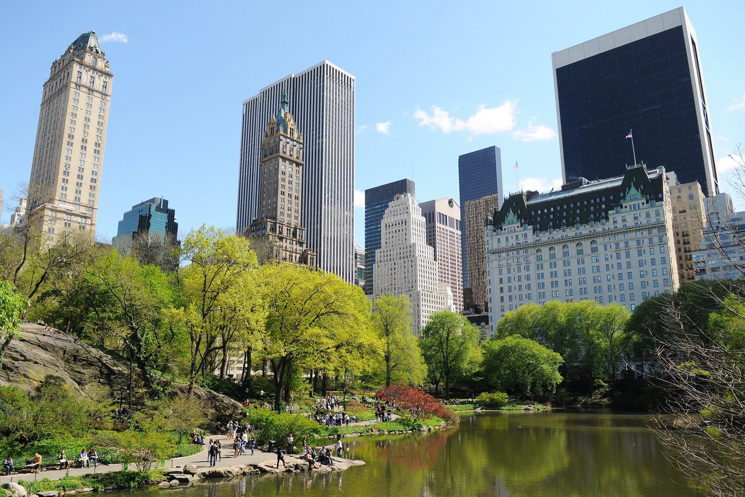 The Pond at Central Park, New York City