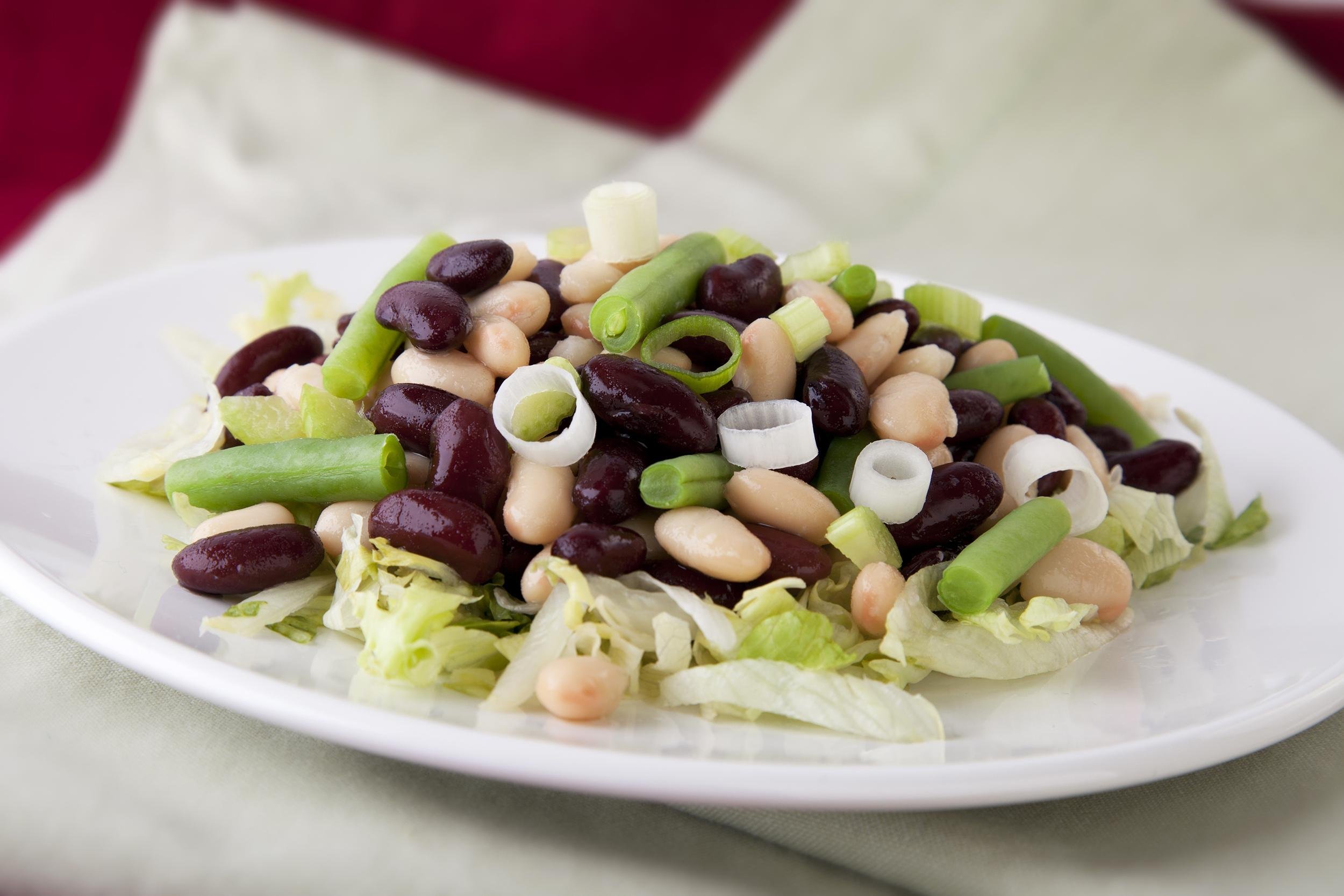 Three Bean Pasta Salad