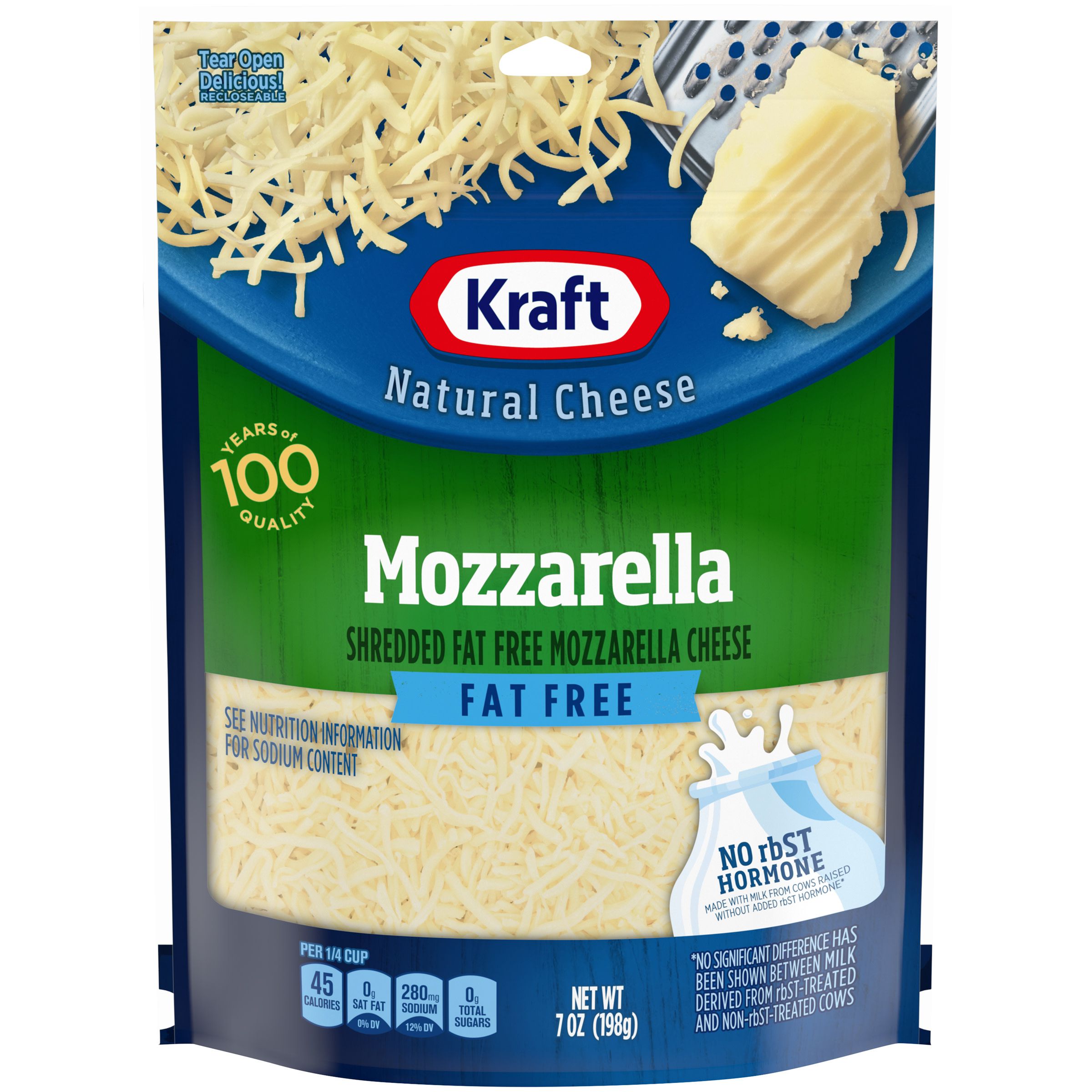 Kraft Fat Free Mozzarella