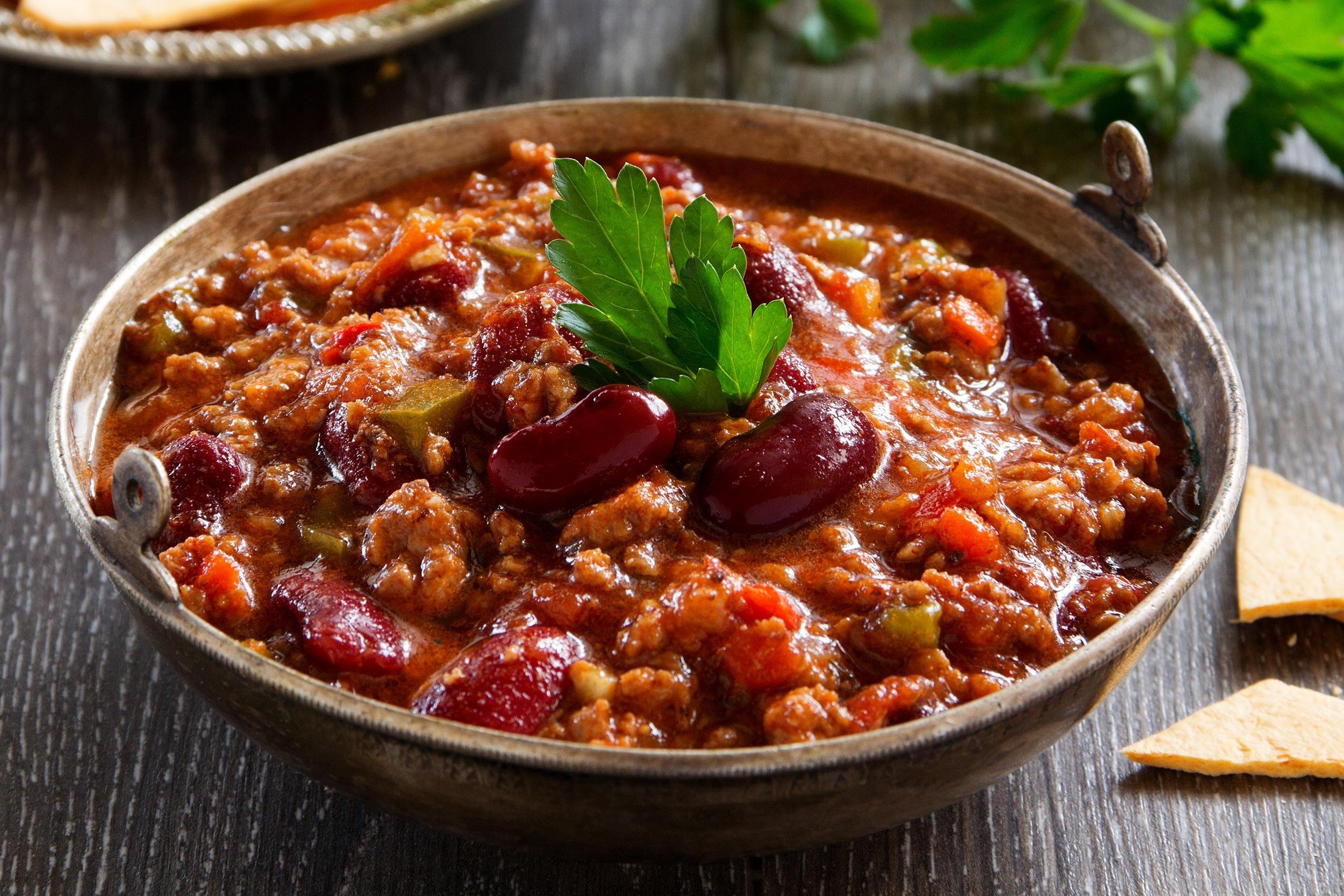 Three Bean and Beef Chili