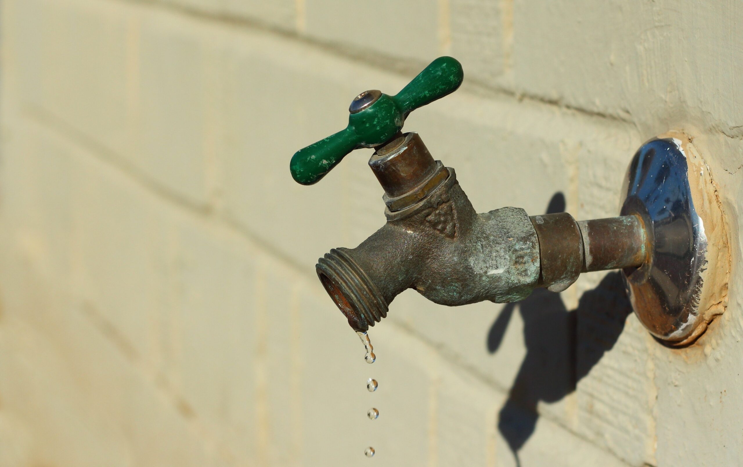 leaking outdoor faucet