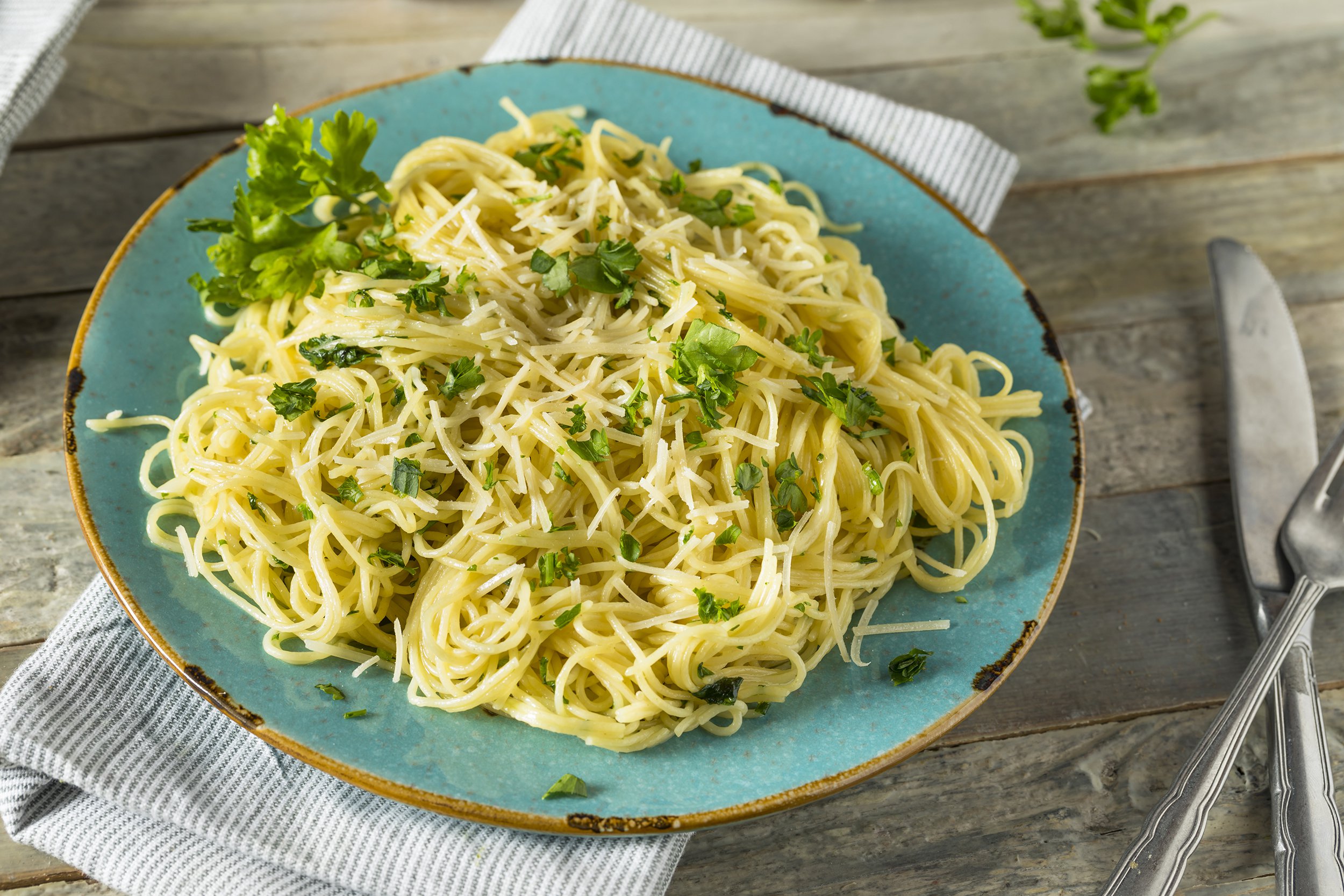Lemon Pasta With Arugula
