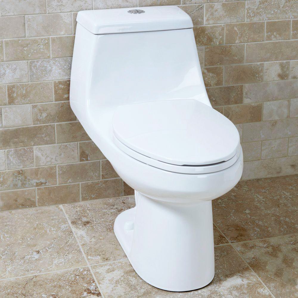 Glacier Bay High Efficiency Dual Flush All-in-One Toilet