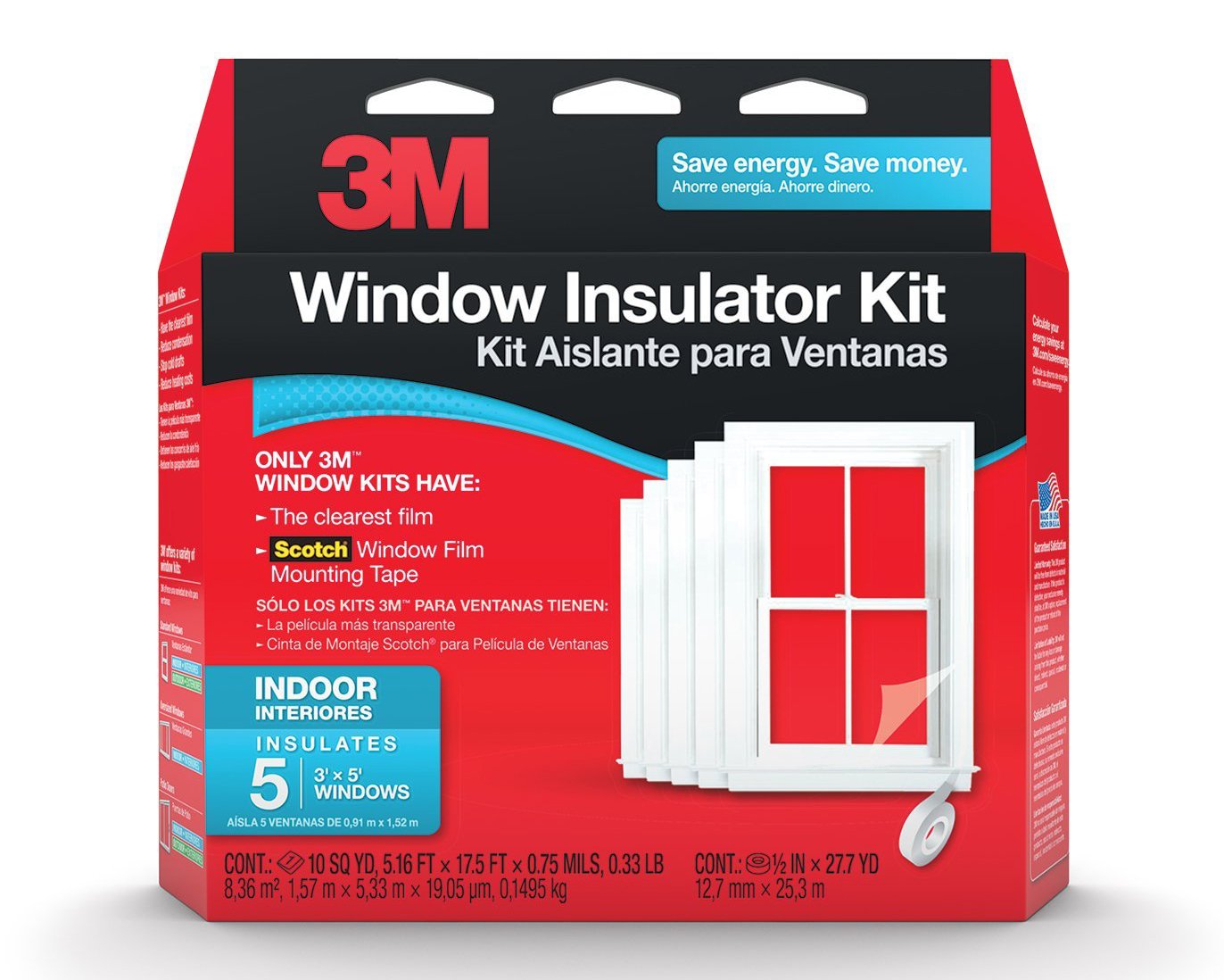 3M Indoor Window Insulator Kit