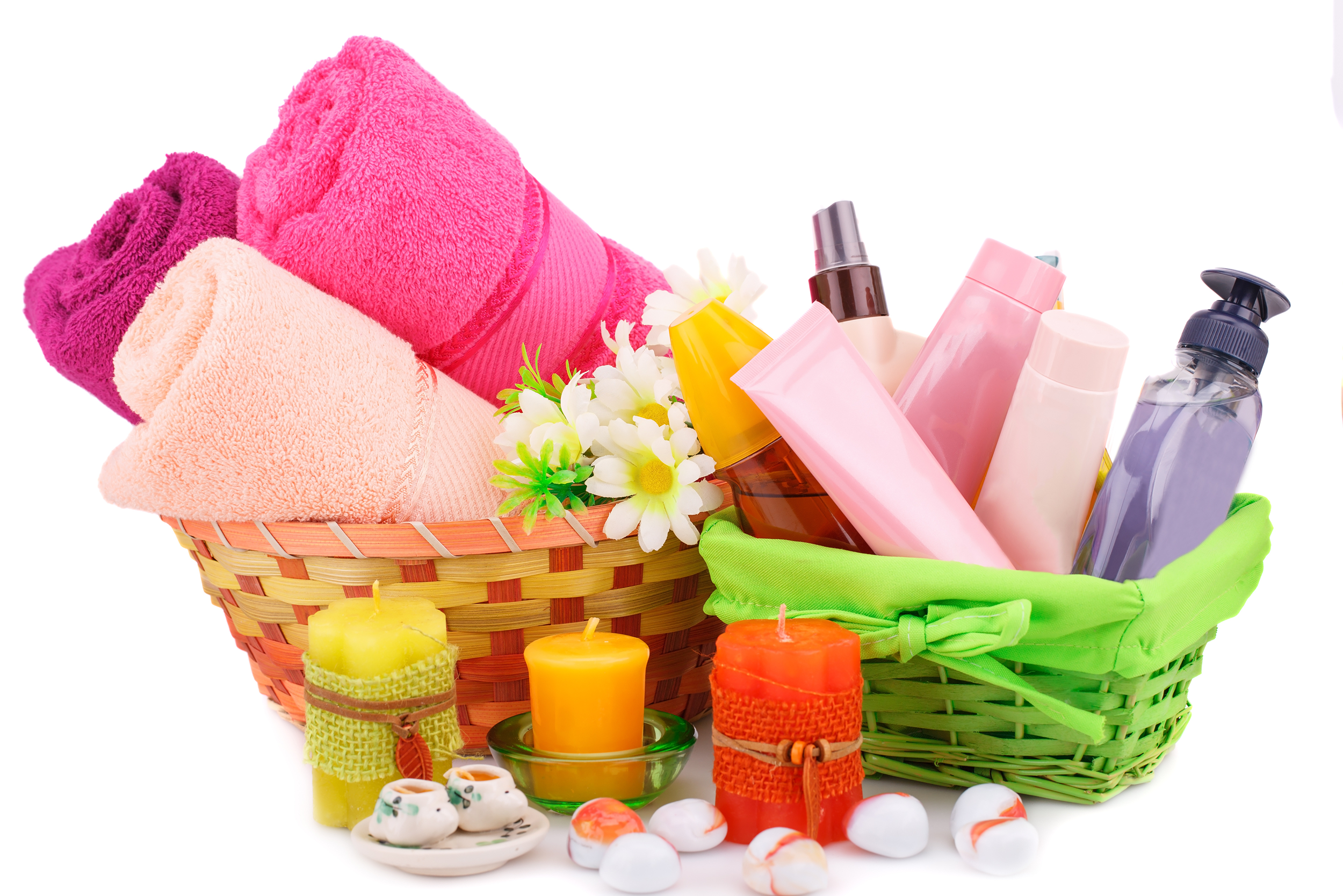 Spa gift basket