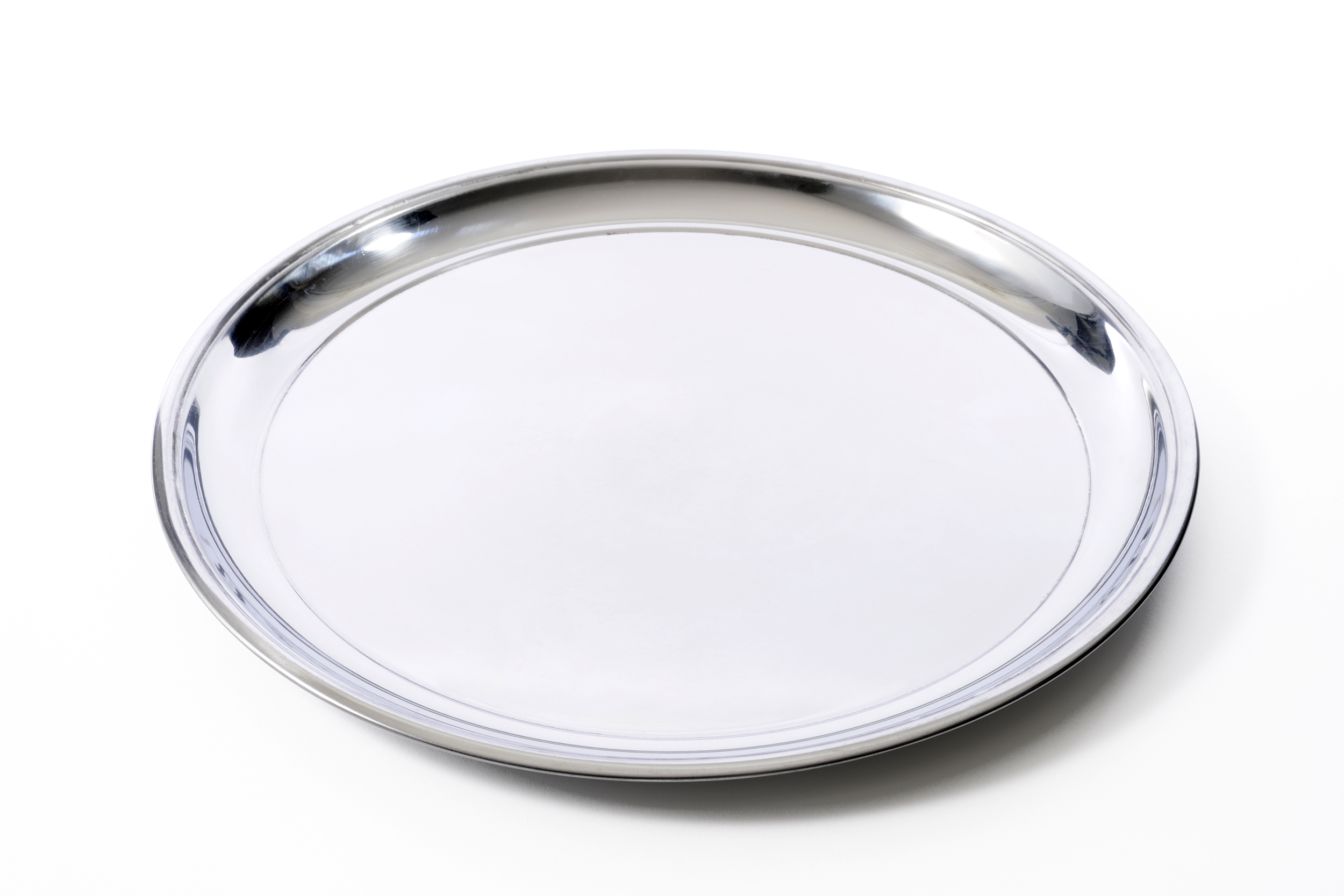Silver serving platter