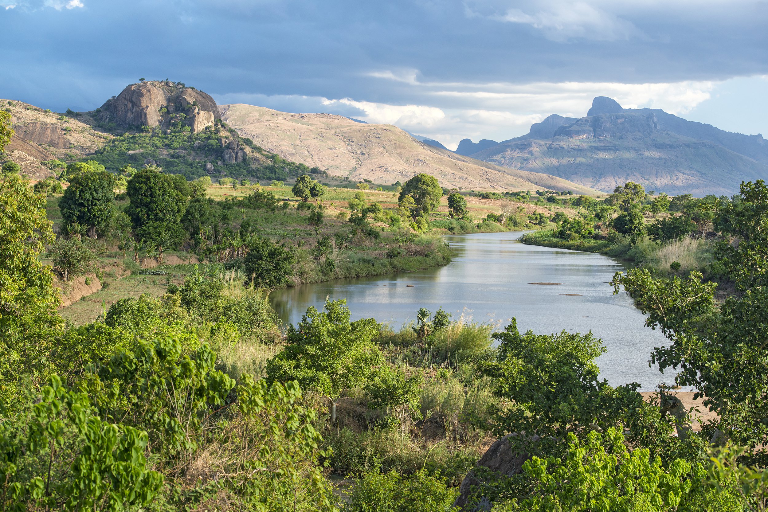 rural landscape in Madagascar
