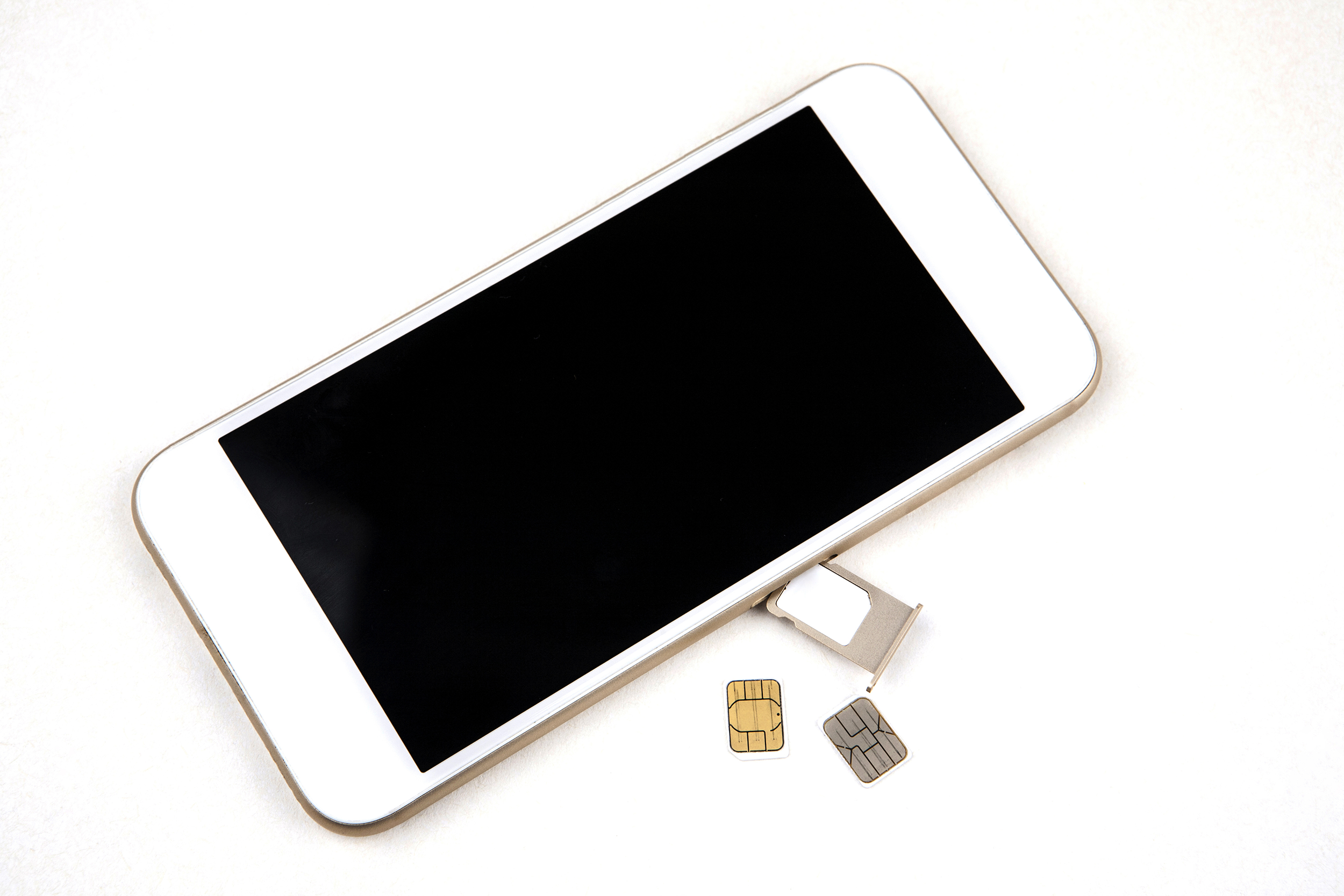 Phone with SIM card out