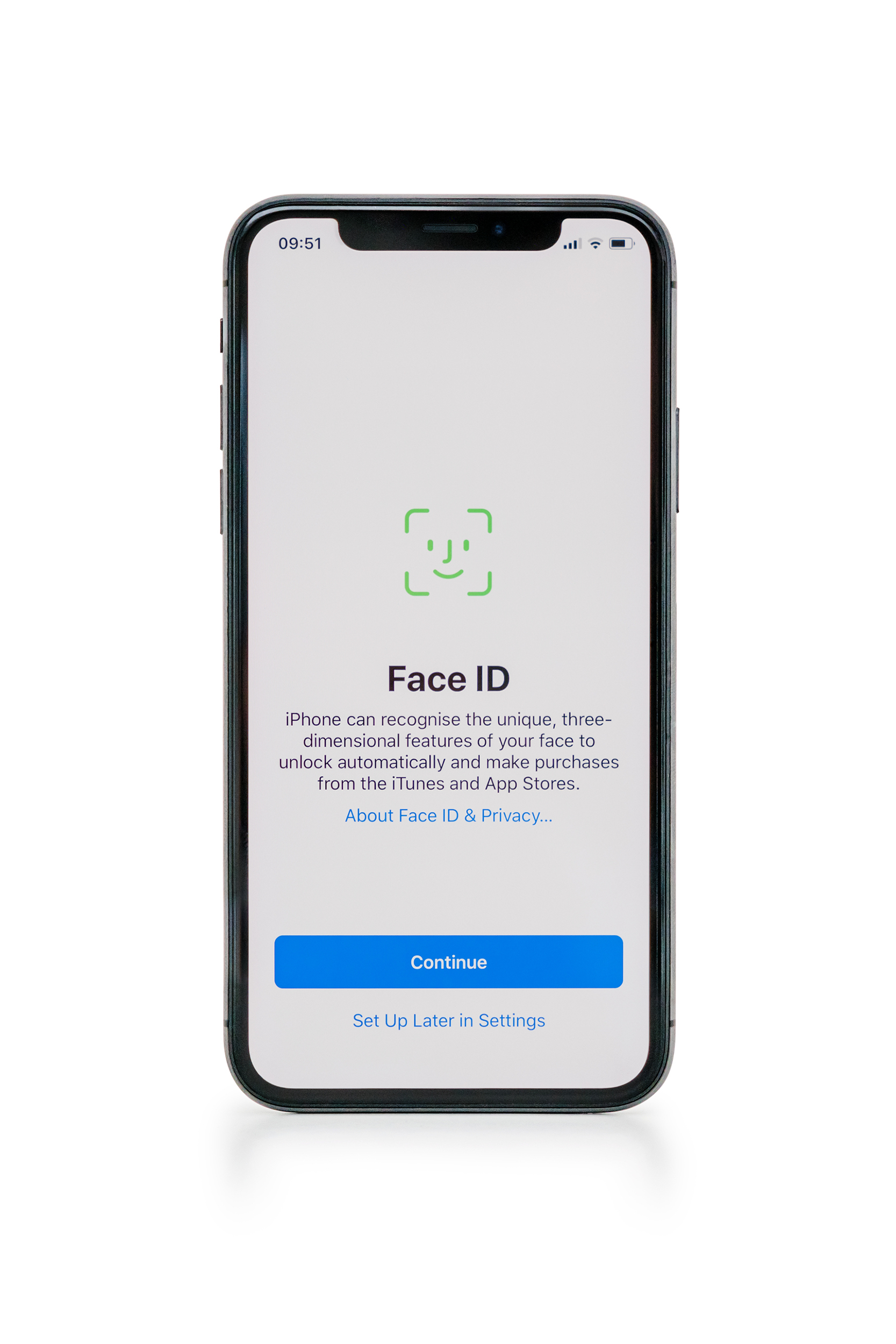 Facial ID on an iPhone