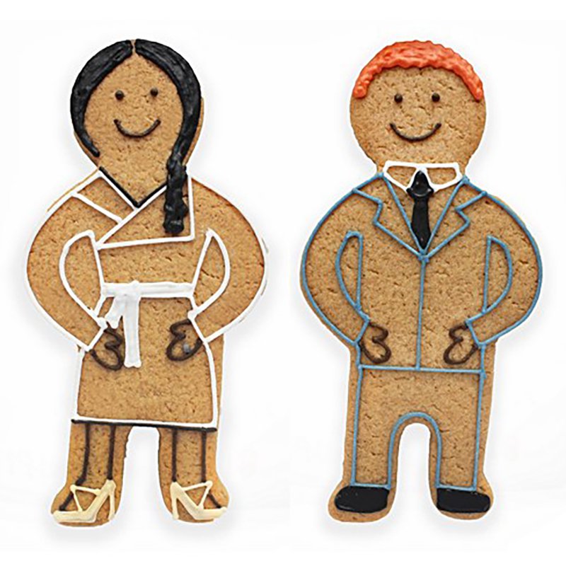 Royal Couple Jolly Ginger Cookies