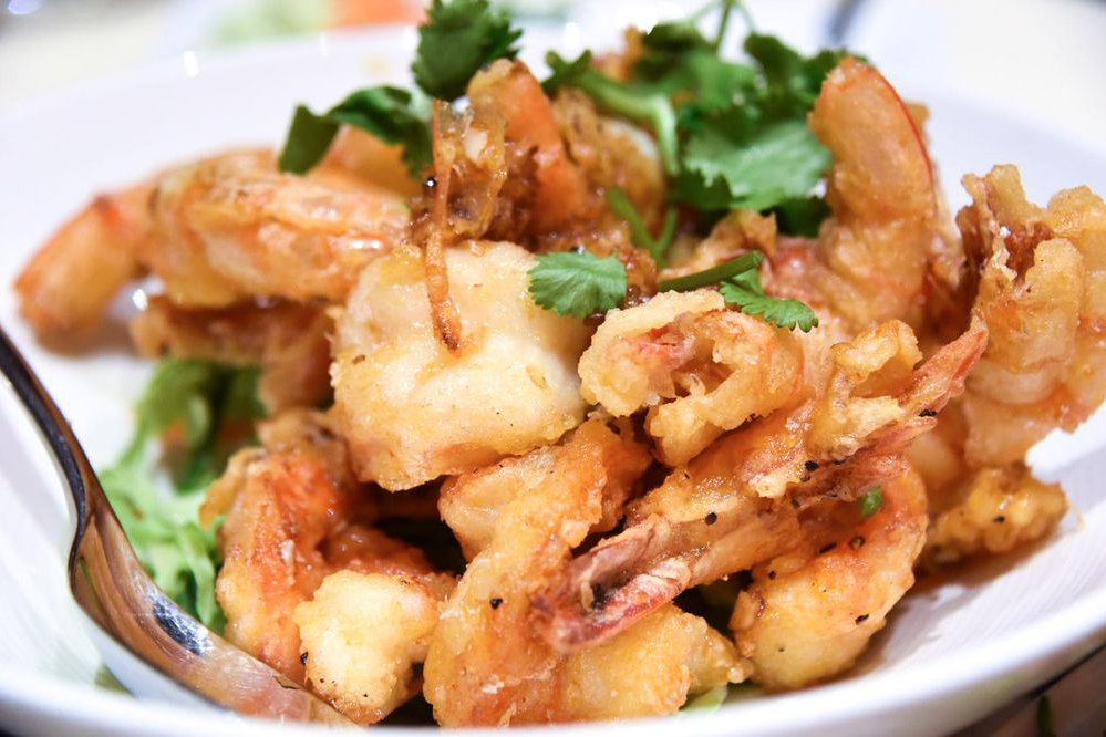 Garlic Prawns, Lotus of Siam, Las Vegas, Nevada