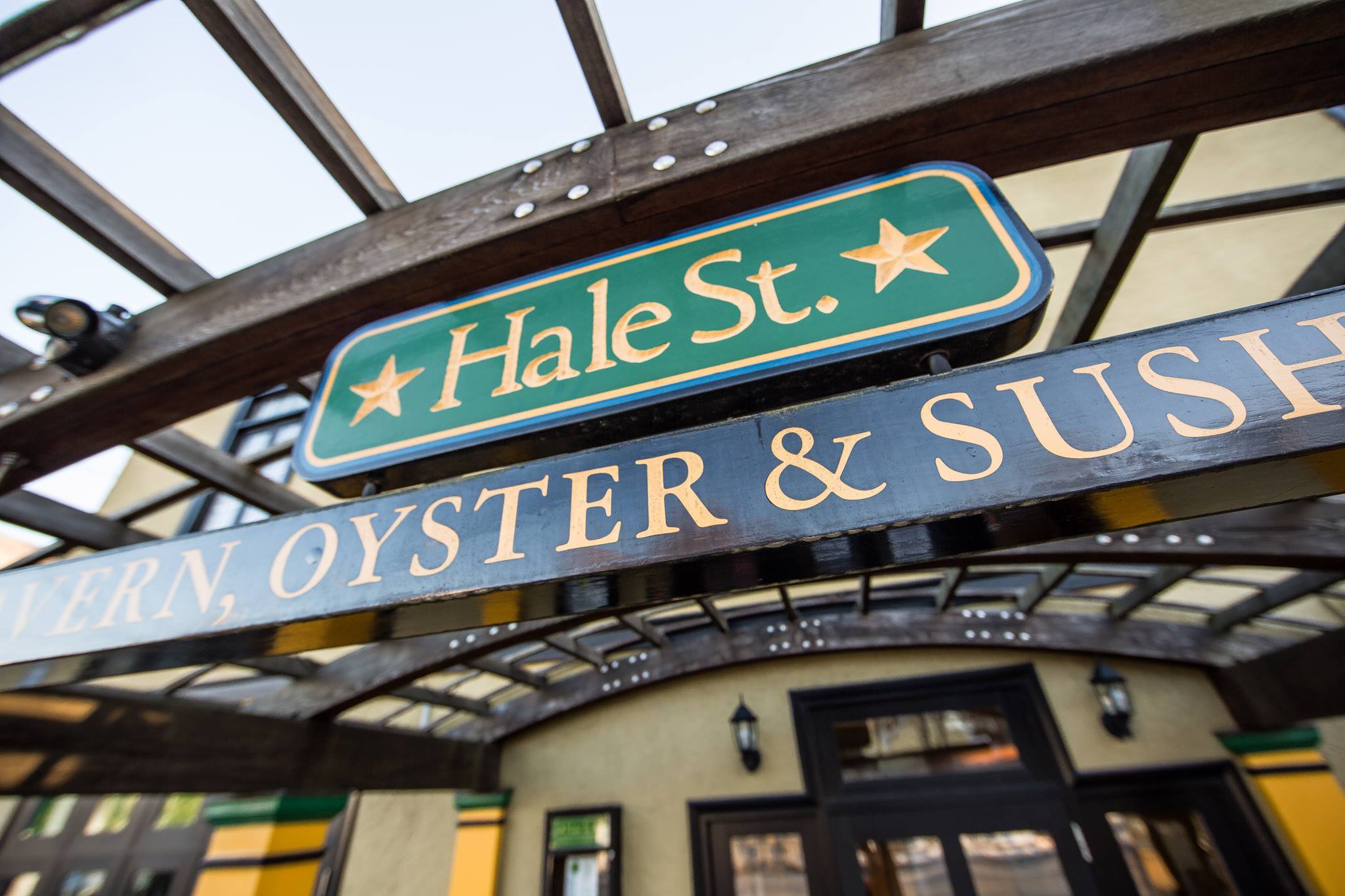 Hale Street Tavern sign close up