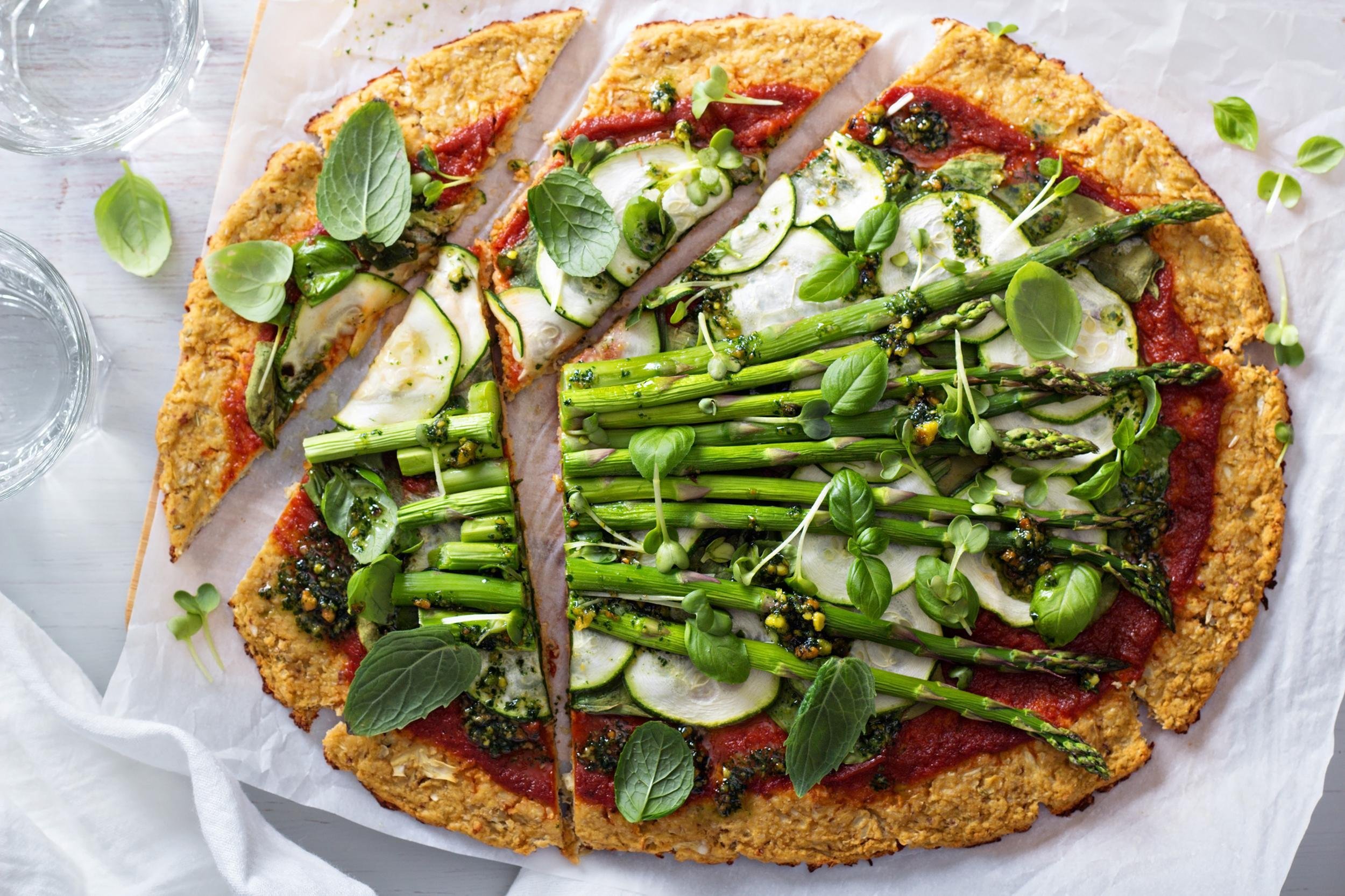 Asparagus Pizza
