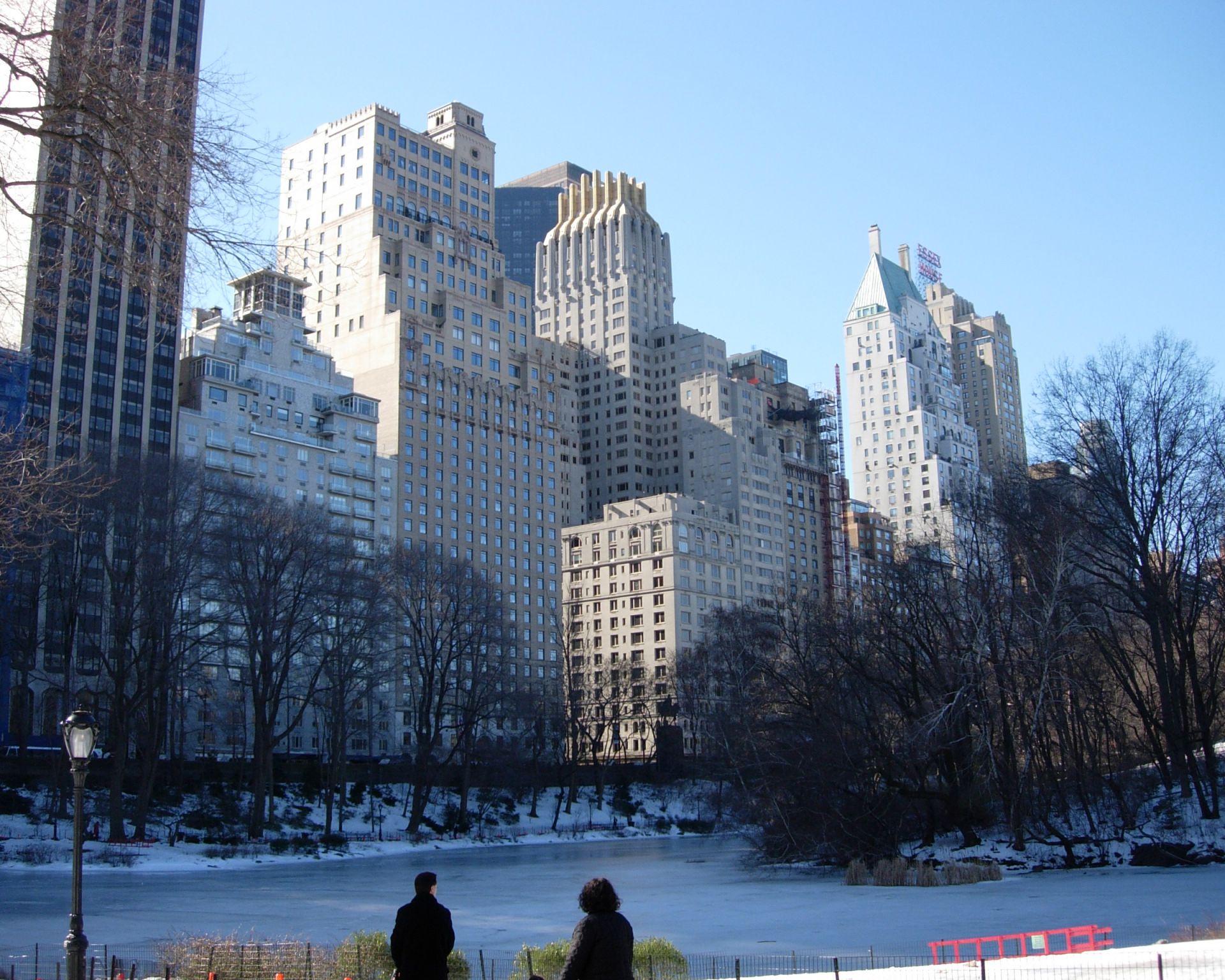 Trump Parc East (small building in the foreground) with Trump Parc behind