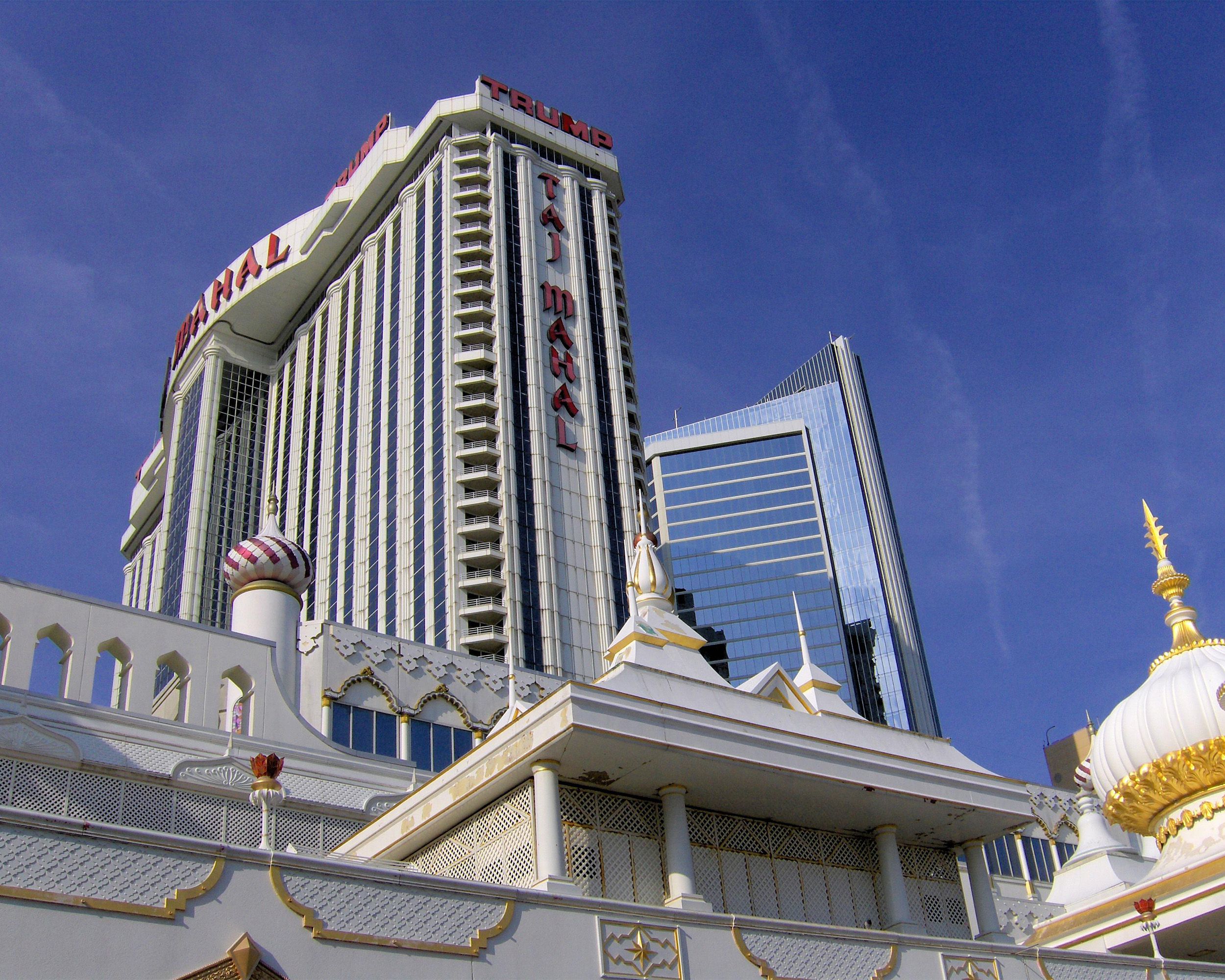 The Trump Taj Mahal, as seen from the boardwalk