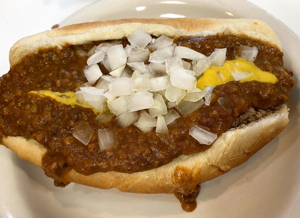 Chili Dog, American Coney Island, Detroit, Michigan