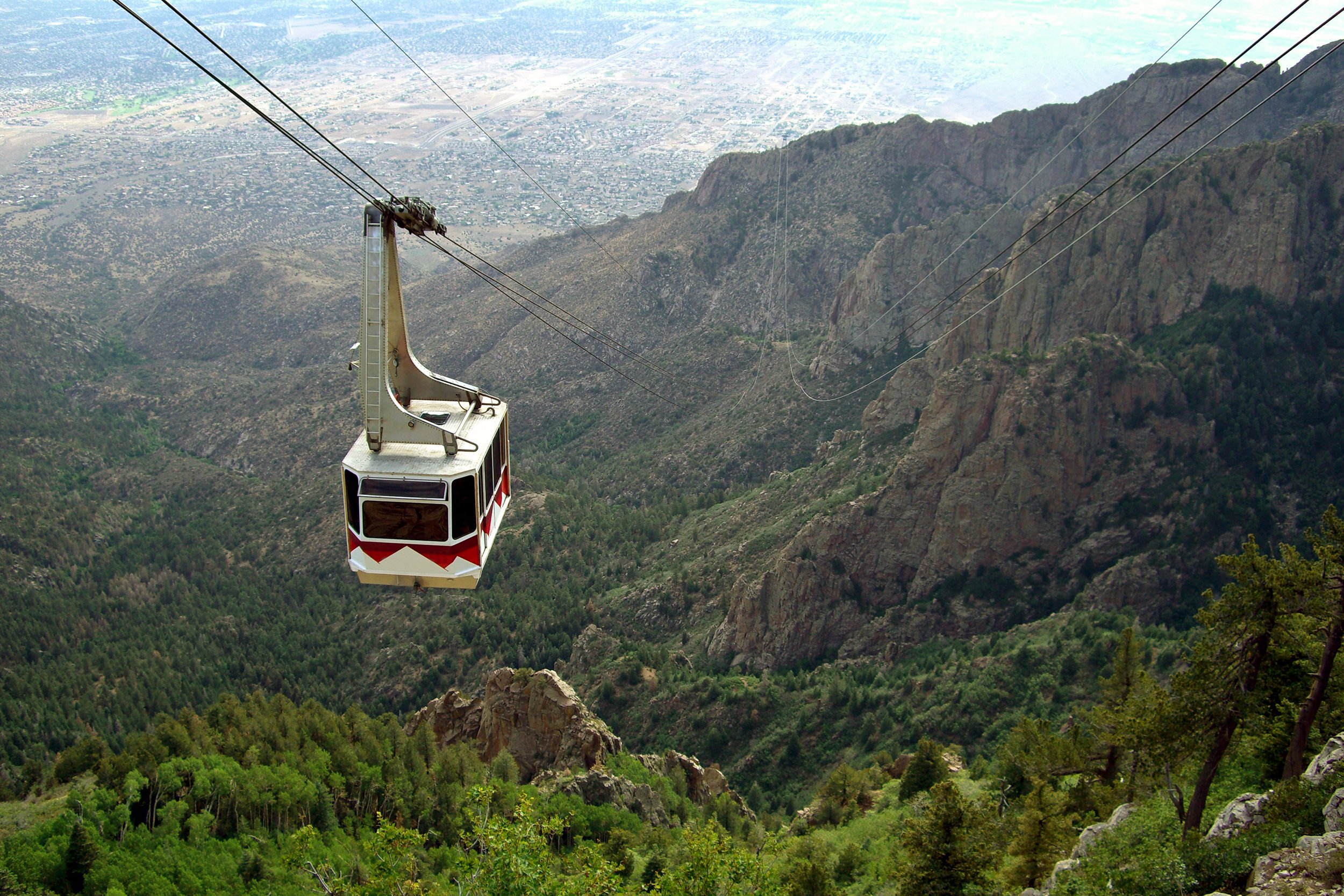 The Sandia Peak Tramway, Albuquerque, New Mexico