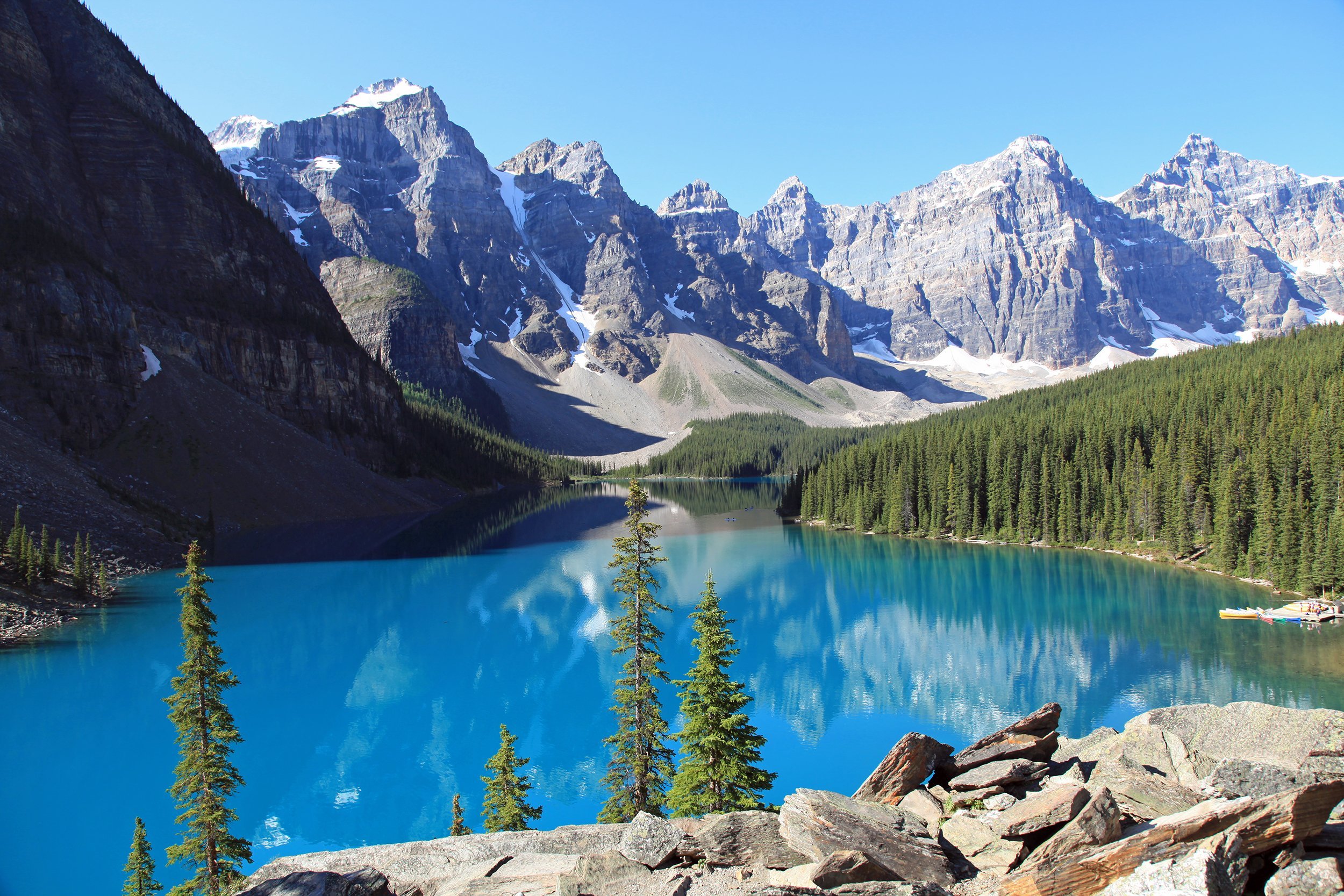 Moraine Lake in Banff National Park, Canada