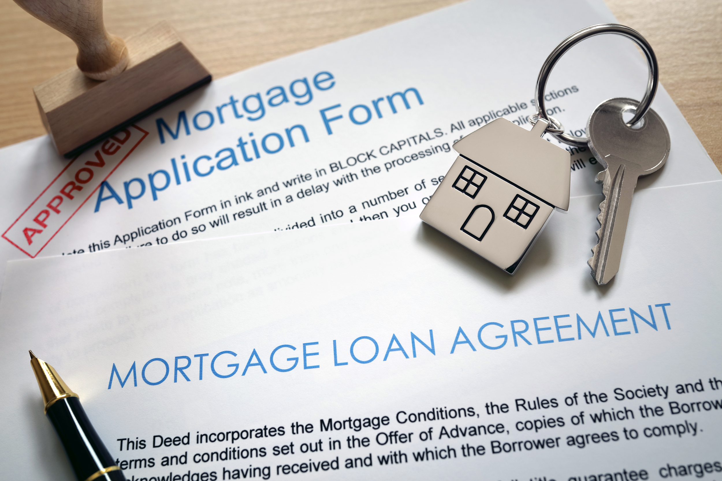 Mortgage loan approval papers
