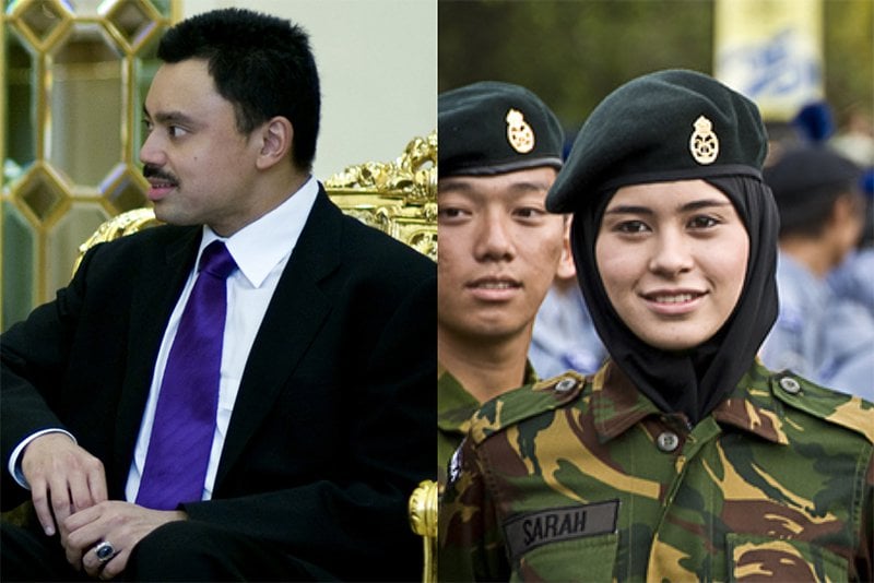 Prince Al-Muhtadee Billah and Sarah Salleh
