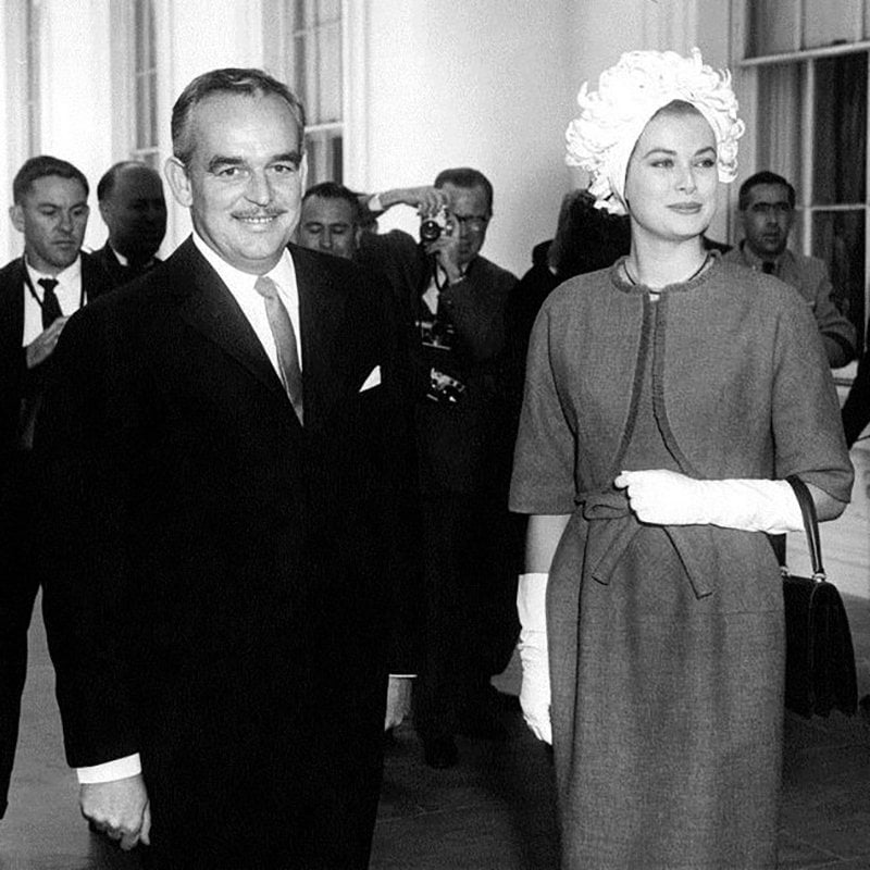 Prince Rainier of Monaco and Grace Kelly