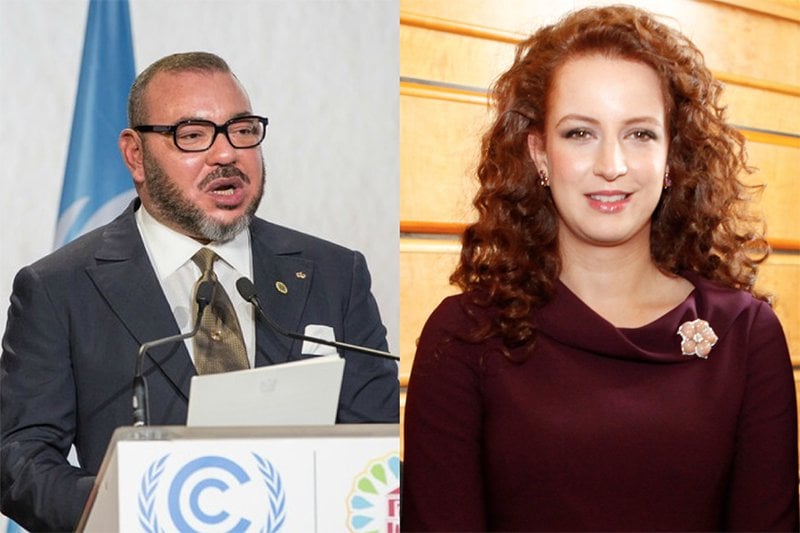 King Mohammed VI of Morocco and Salma Bennani