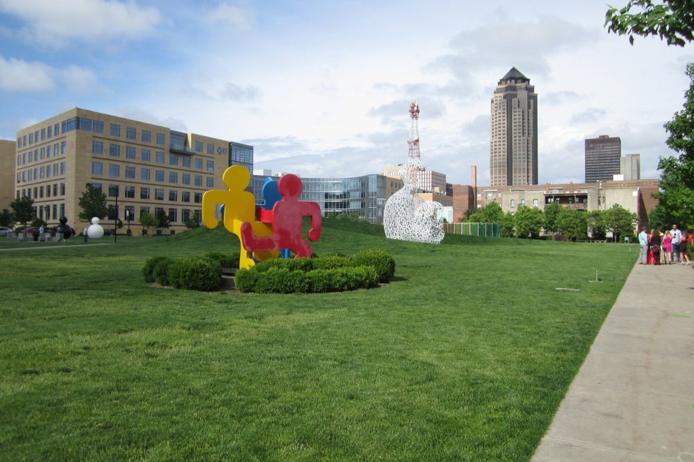 Pappajohn Sculpture Park in Des Moines, IA