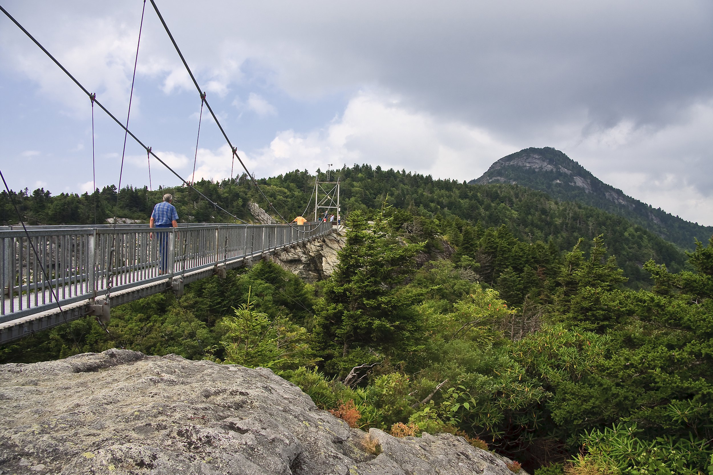 Mile High Swinging Bridge in Linville, NC