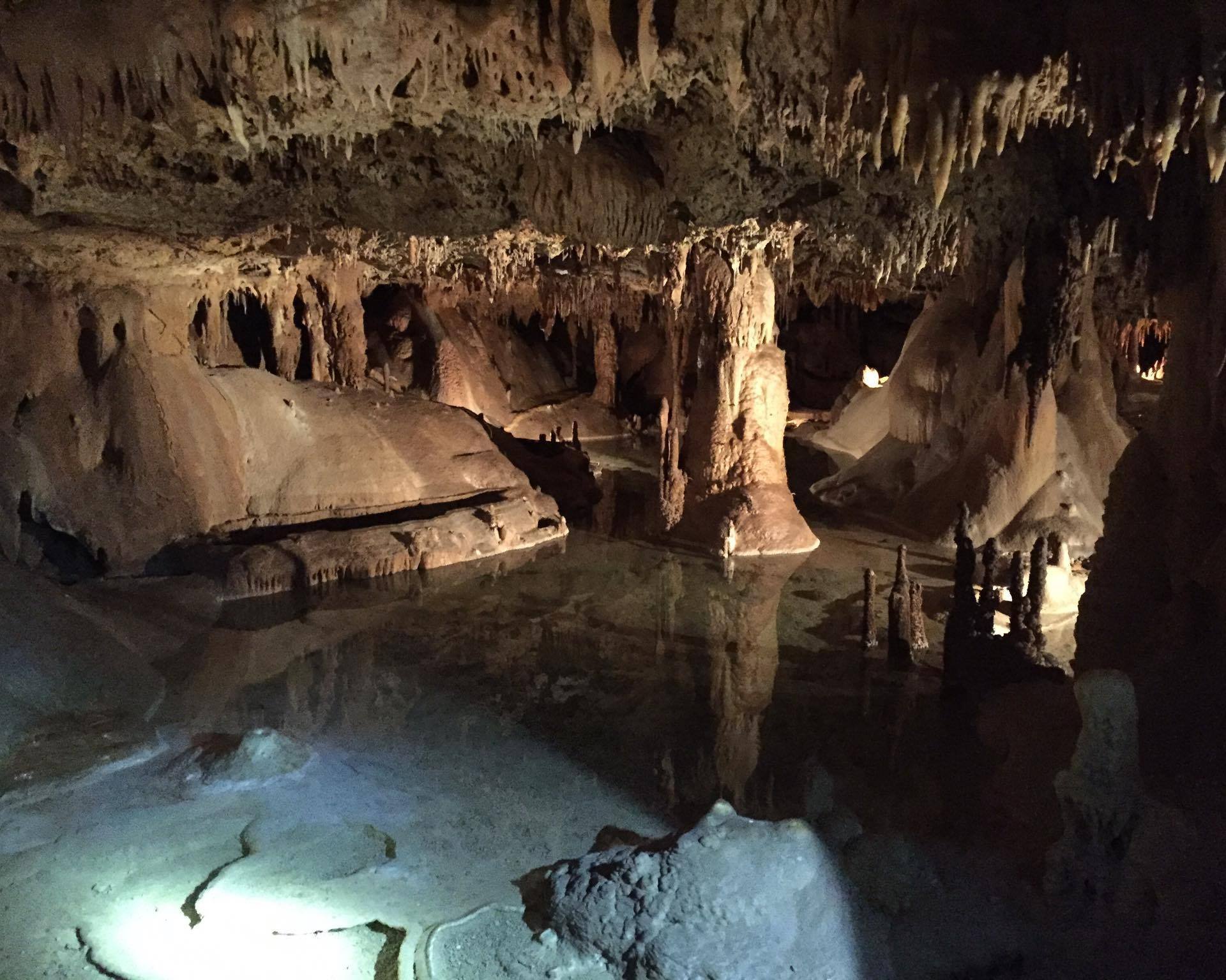 Inner Space Caverns in Georgetown, Texas