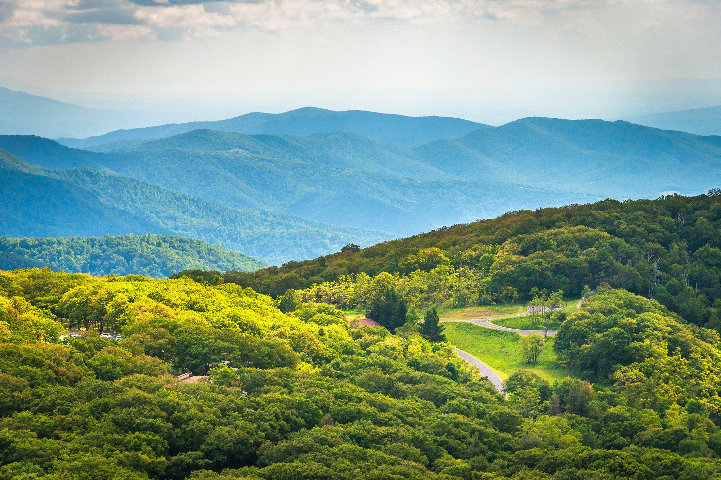 Skyline Drive in Augusta County, Virginia