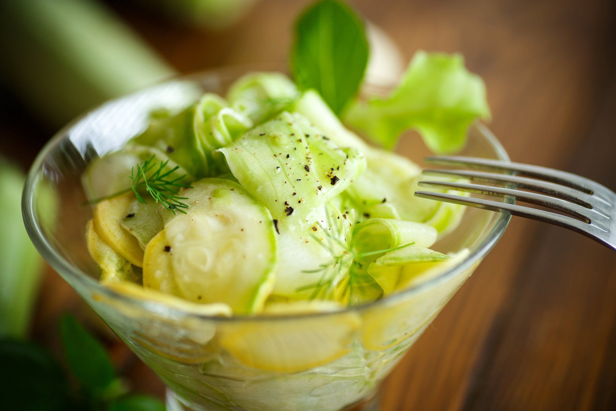 Marinated Zucchini Salad