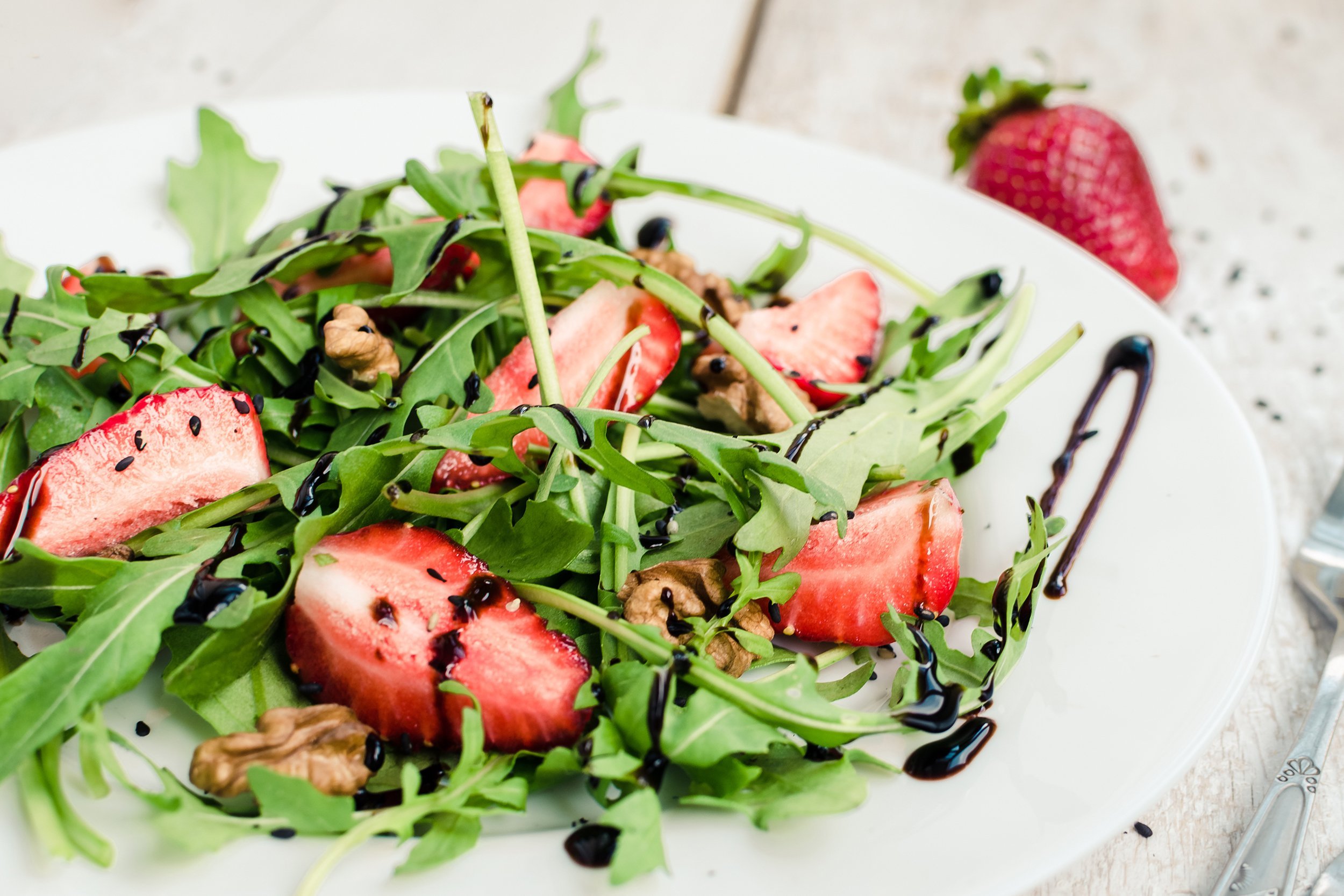 Strawberry Balsamic Salad