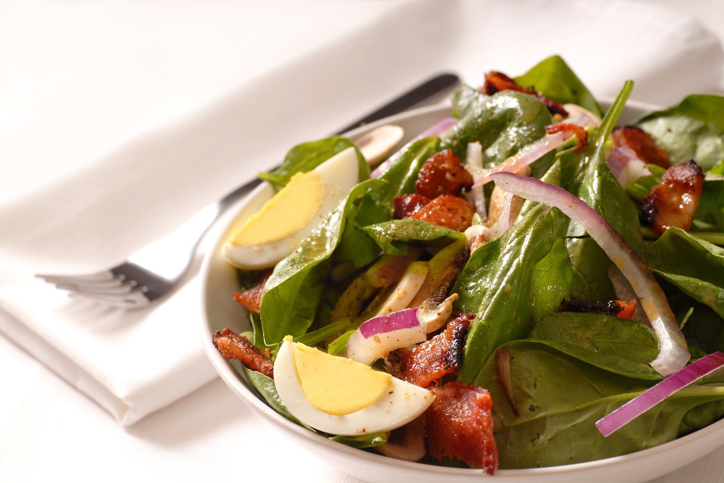 Spinach and Bacon Salad