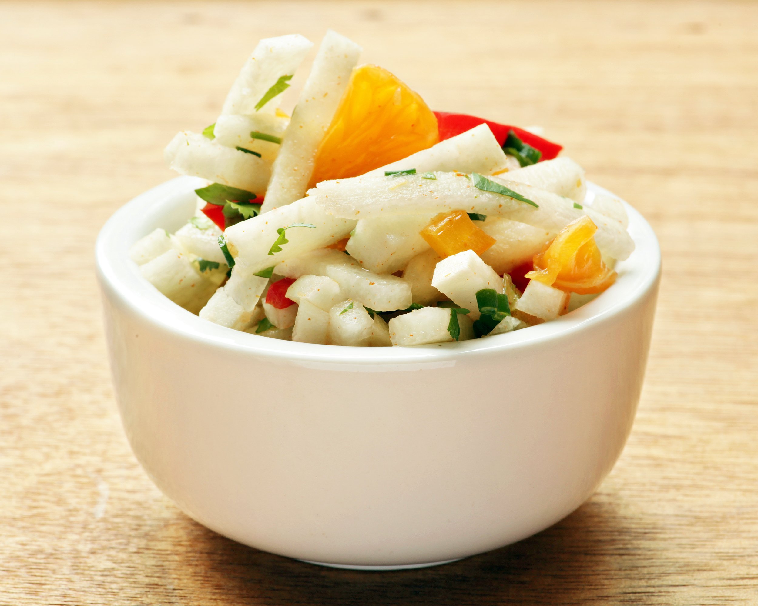 Jicama and Bell Pepper Slaw