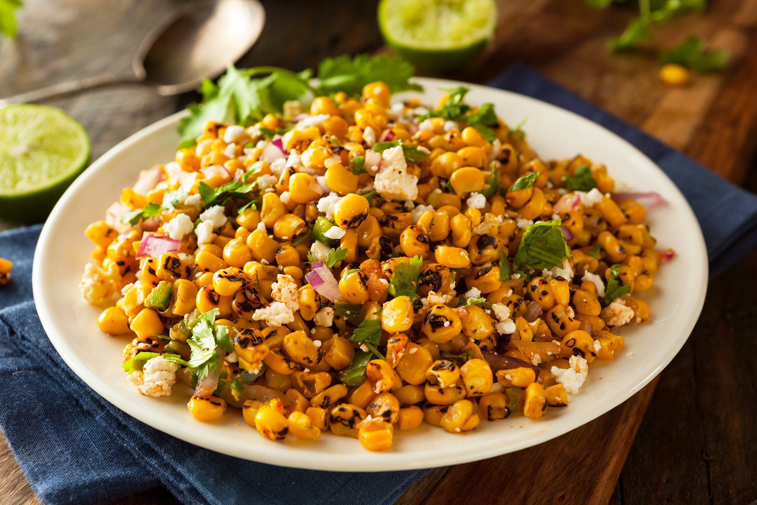 Spicy Corn and Jalapeno Salad
