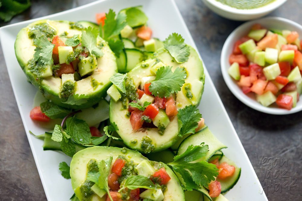 Avocado Chimichurri Salad