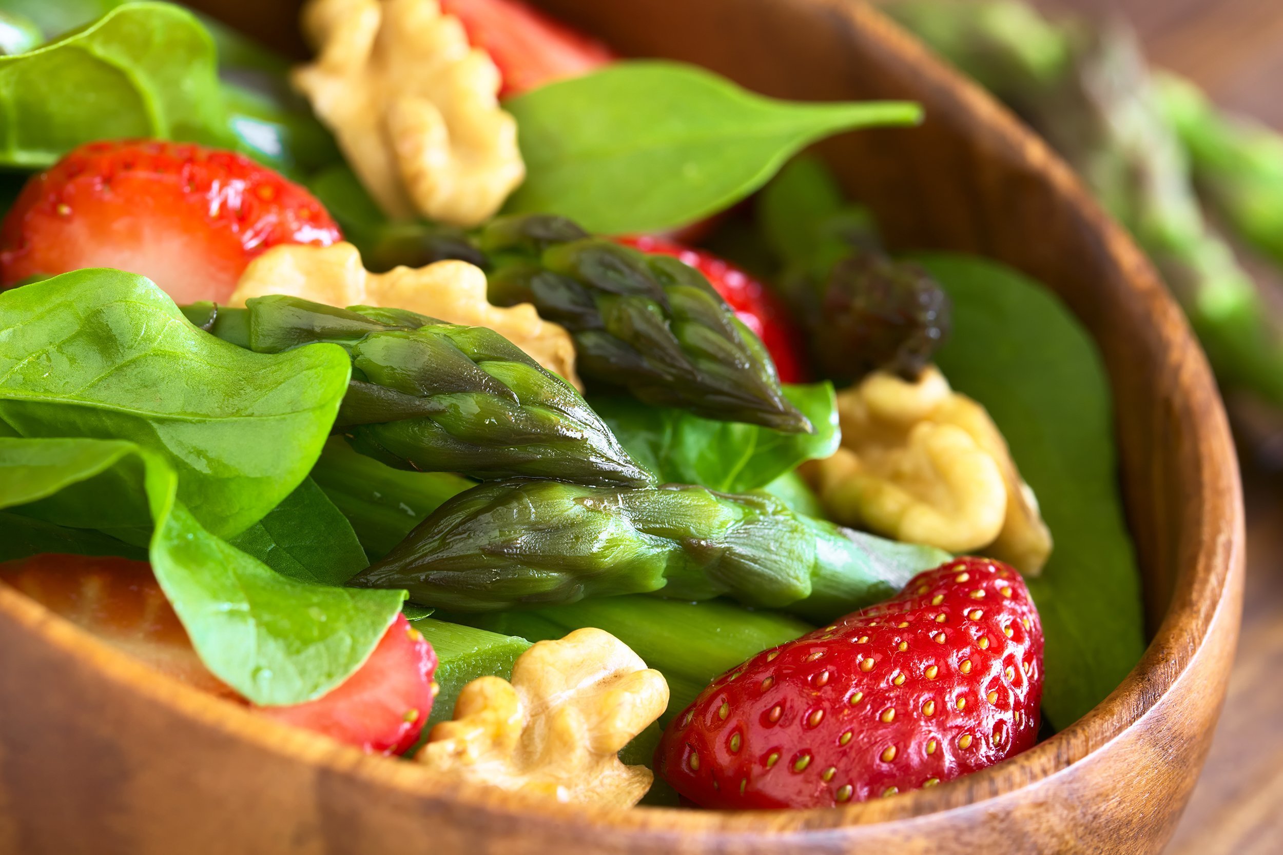 Asparagus and Strawberry Salad